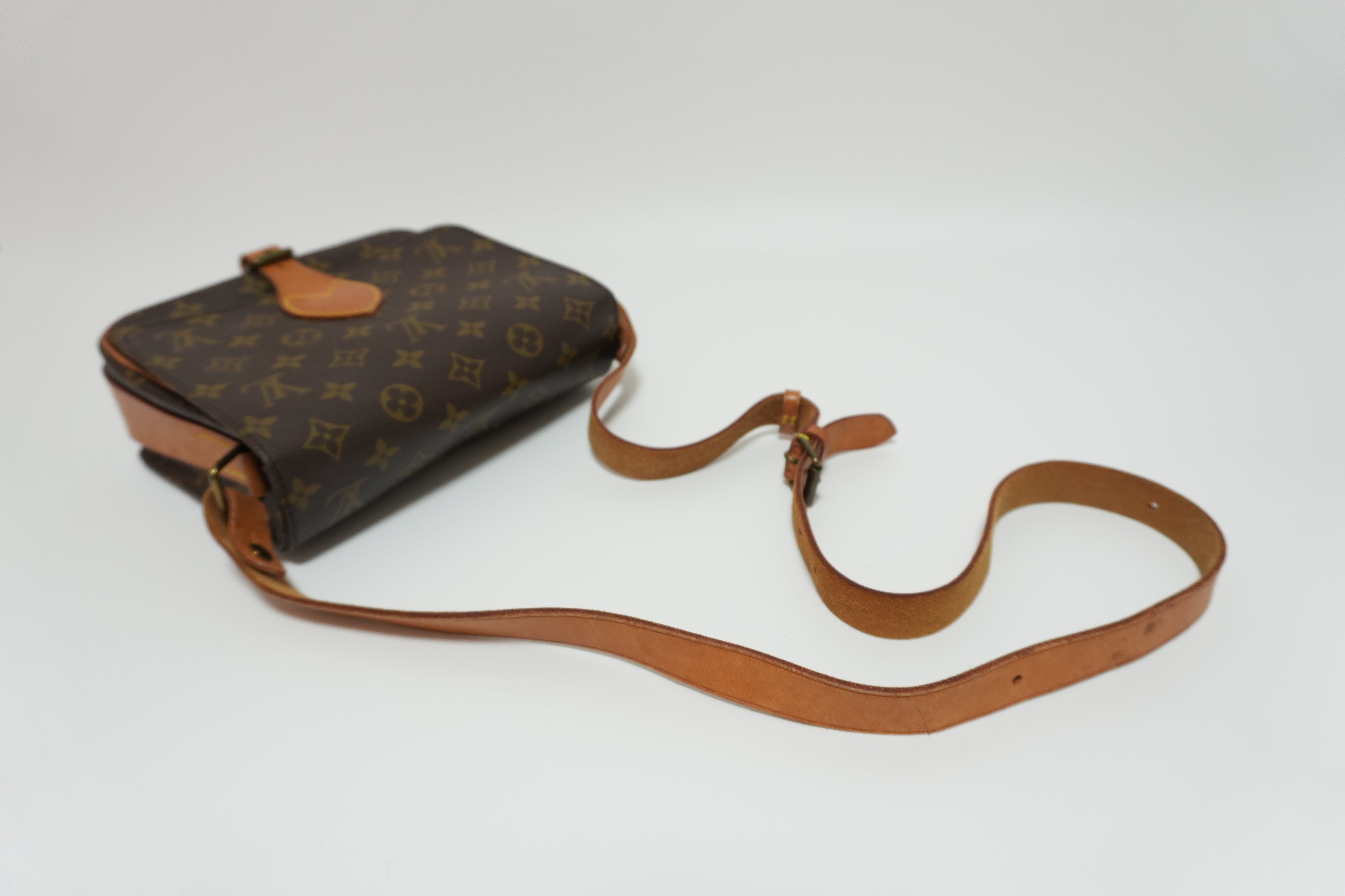 Louis Vuitton Monogram Cartouchiere 22 Shoulder Bag Used