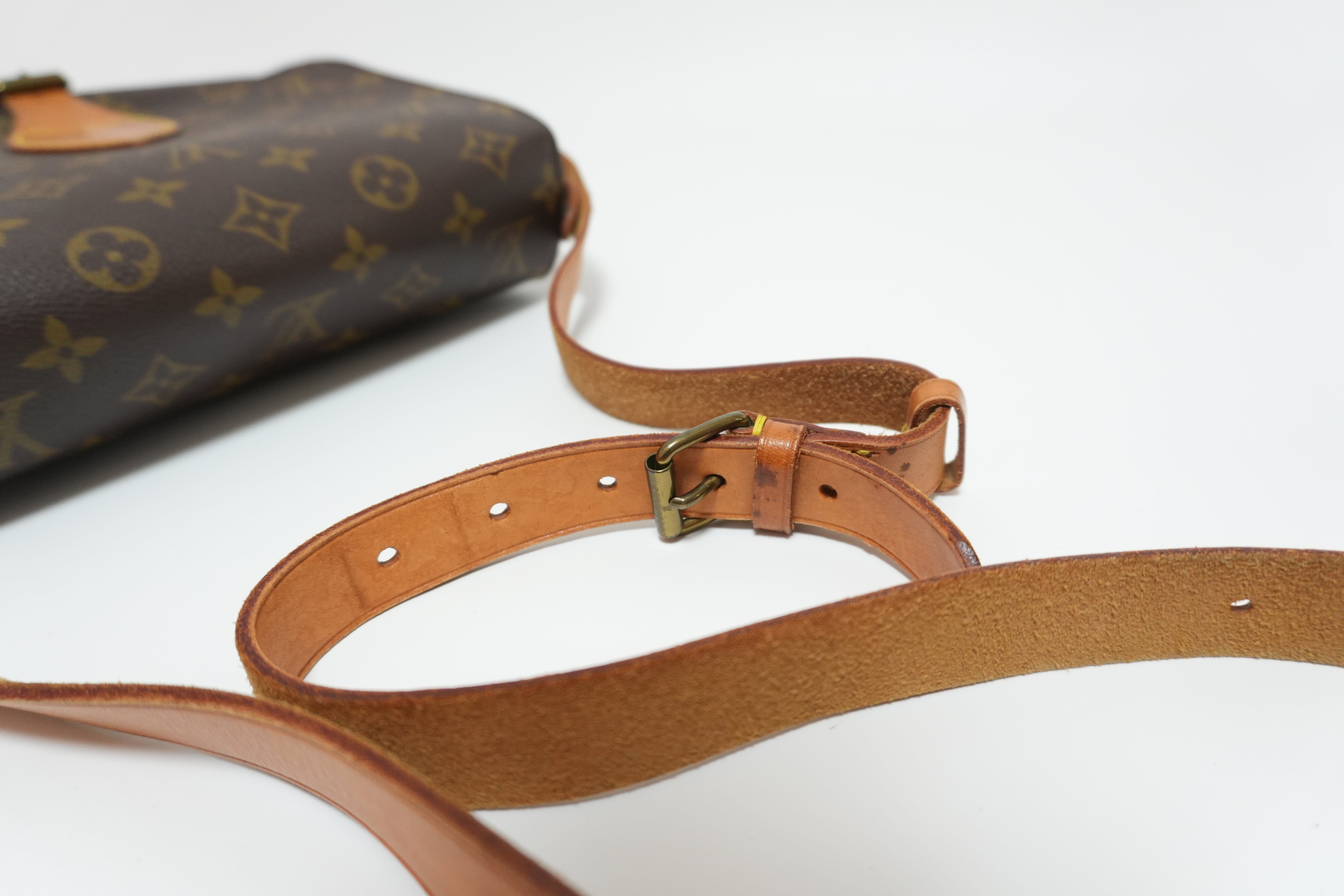 Louis Vuitton Monogram Cartouchiere 22 Shoulder Bag Used