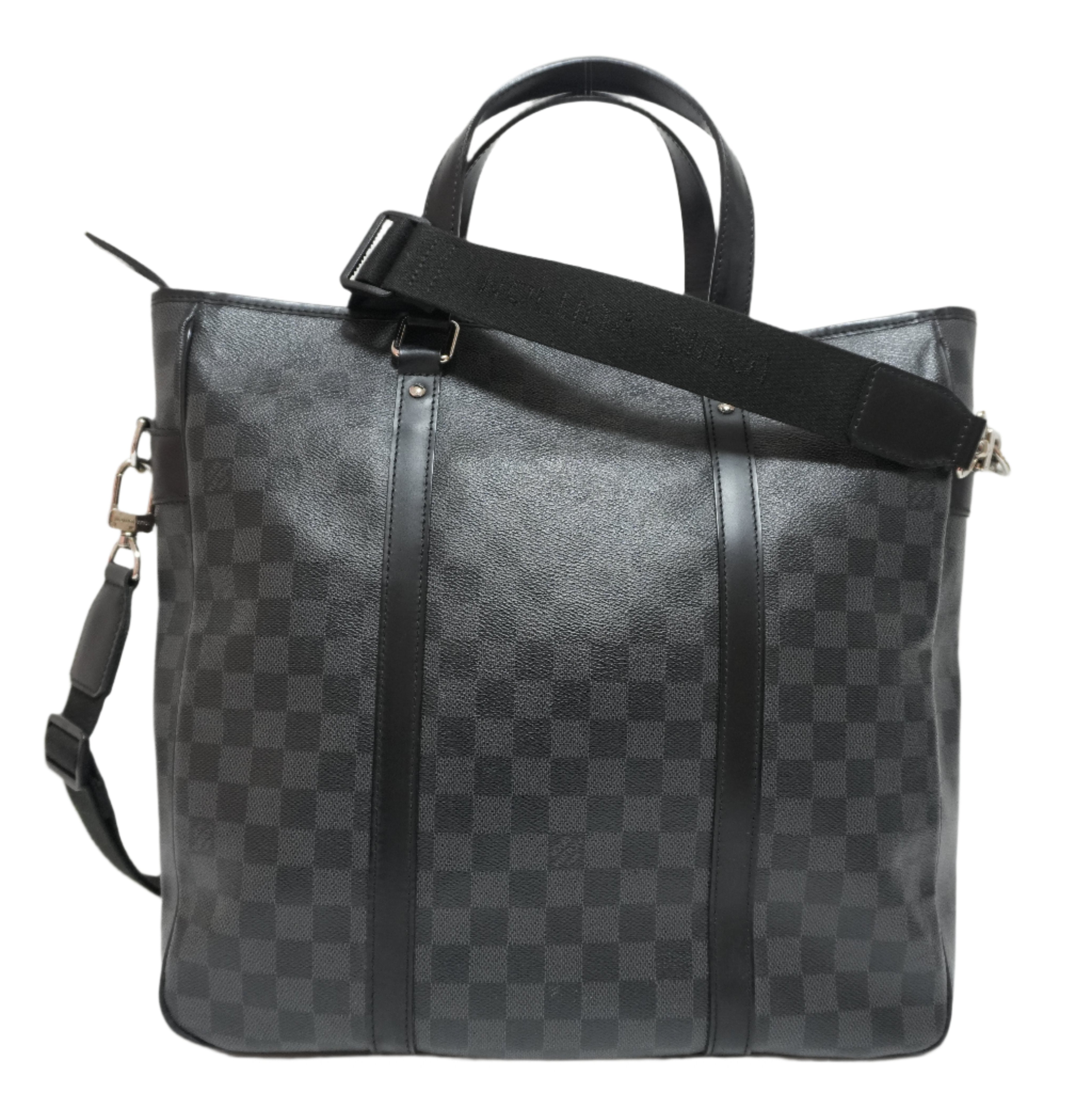 Louis Vuitton Tadao Damier Graphite Shoulder Tote Bag Used