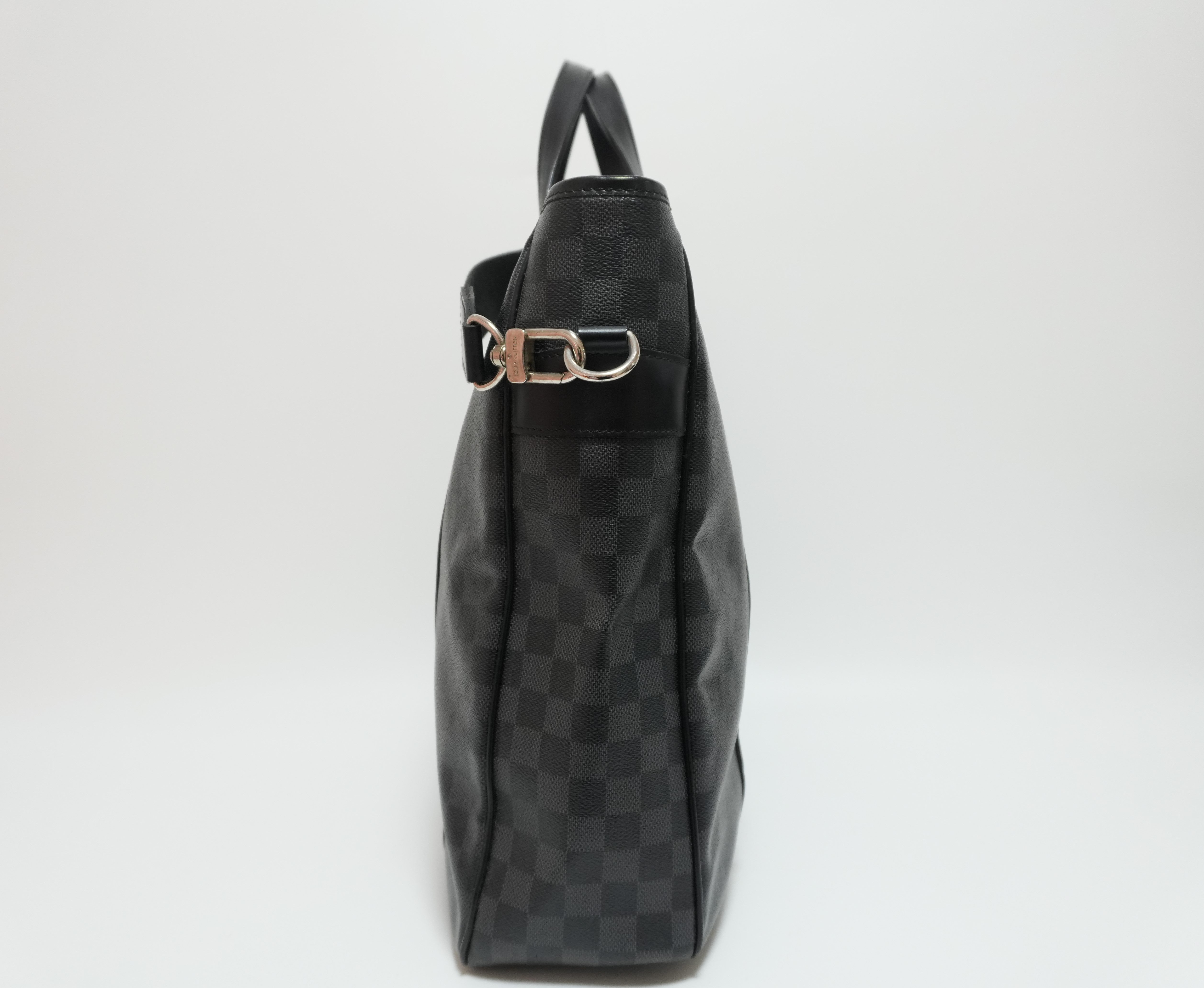 Louis Vuitton Tadao Damier Graphite Shoulder Tote Bag Used