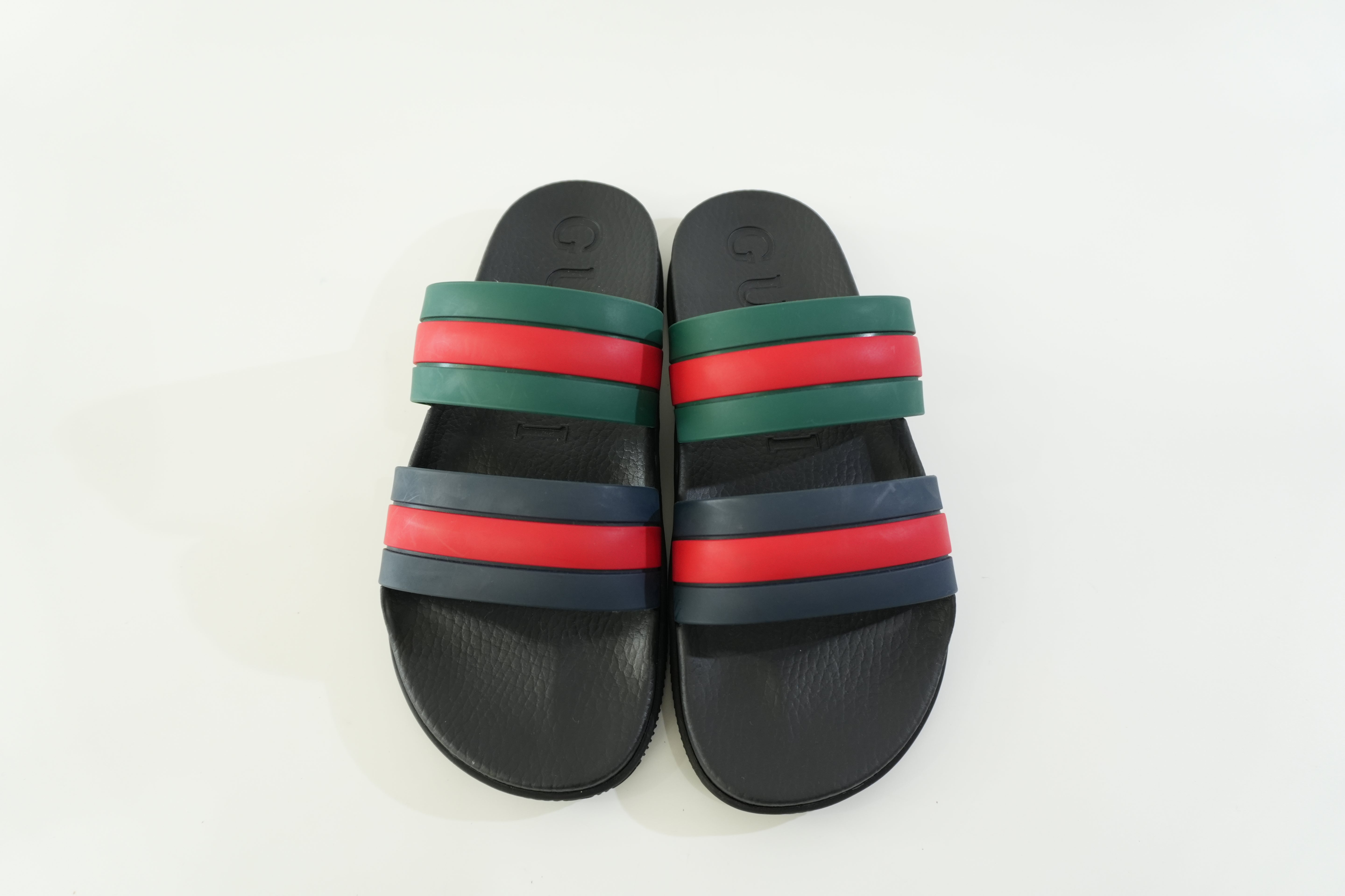 Pre-owned Gucci Sandals Size 9 Black Used