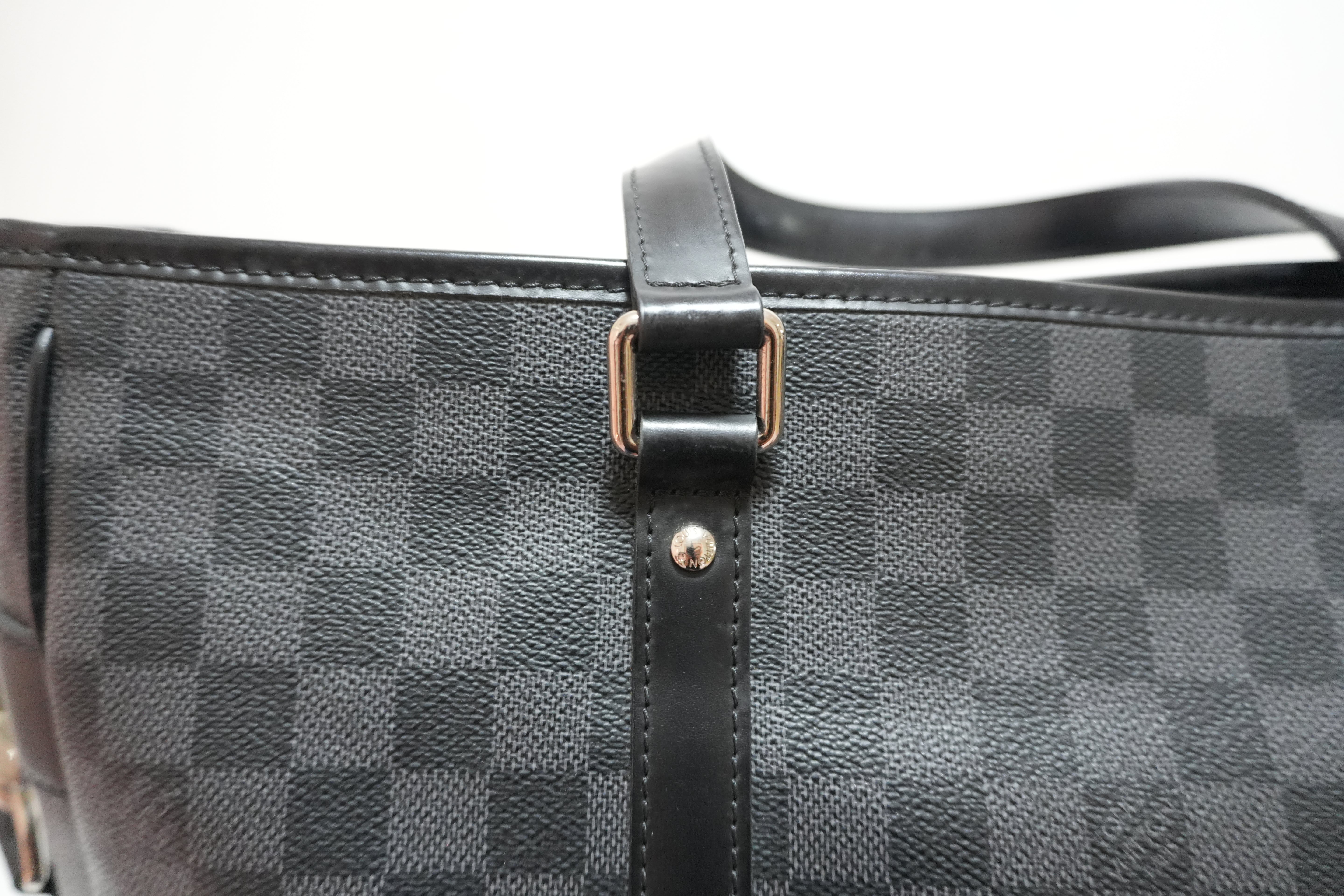 Louis Vuitton Tadao Damier Graphite Shoulder Tote Bag Used