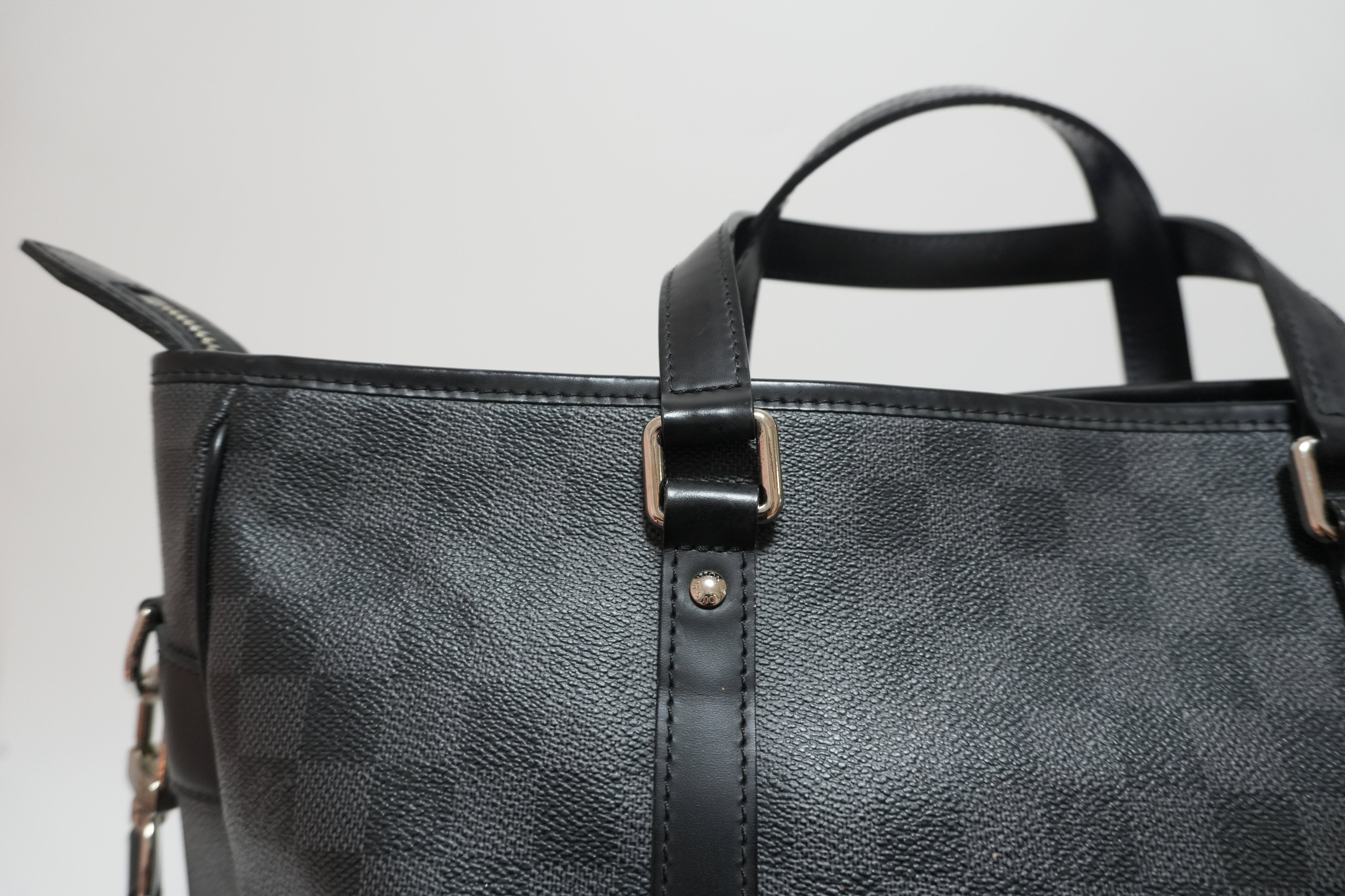 Louis Vuitton Tadao Damier Graphite Shoulder Tote Bag Used