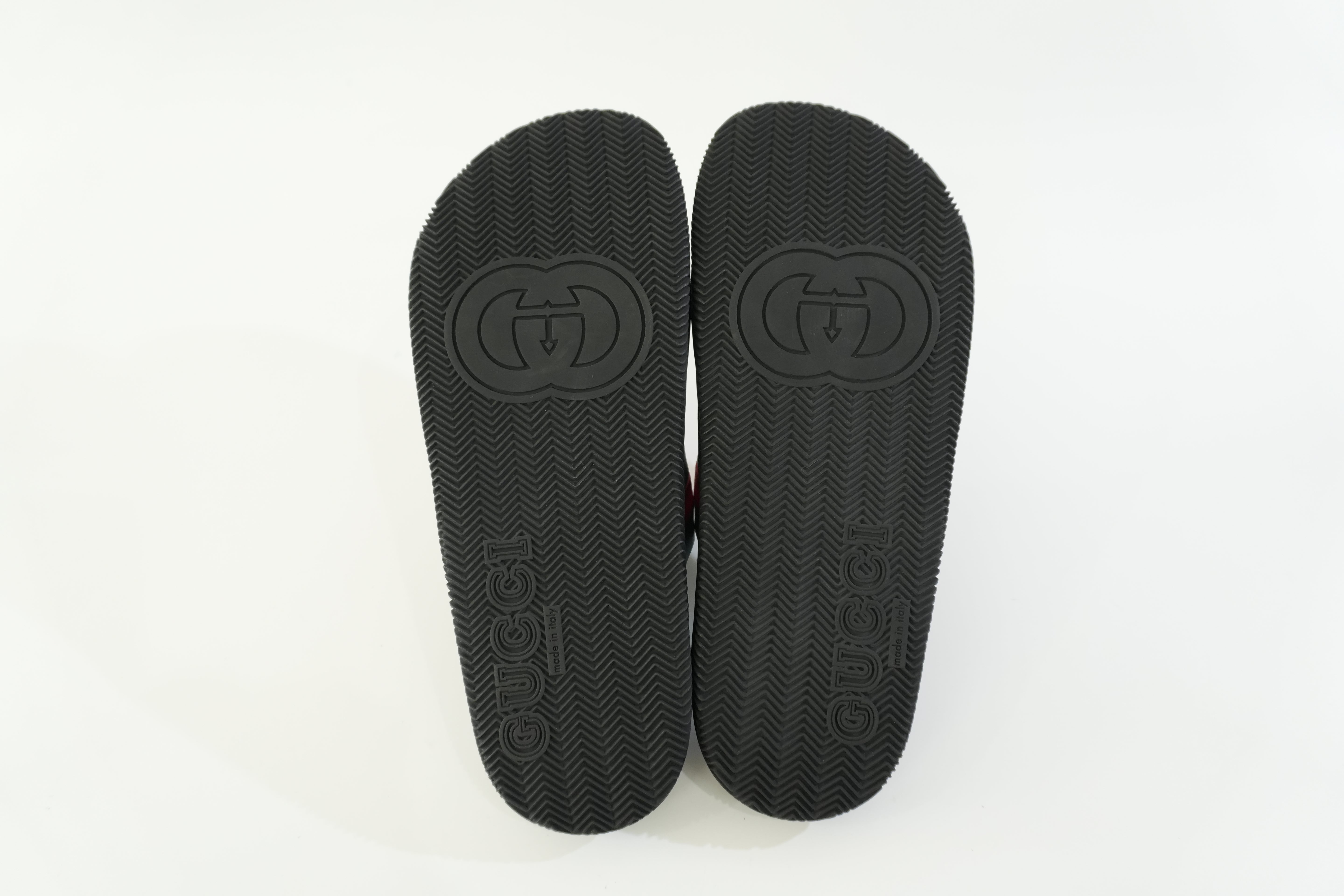 Pre-owned Gucci Sandals Size 9 Black Used
