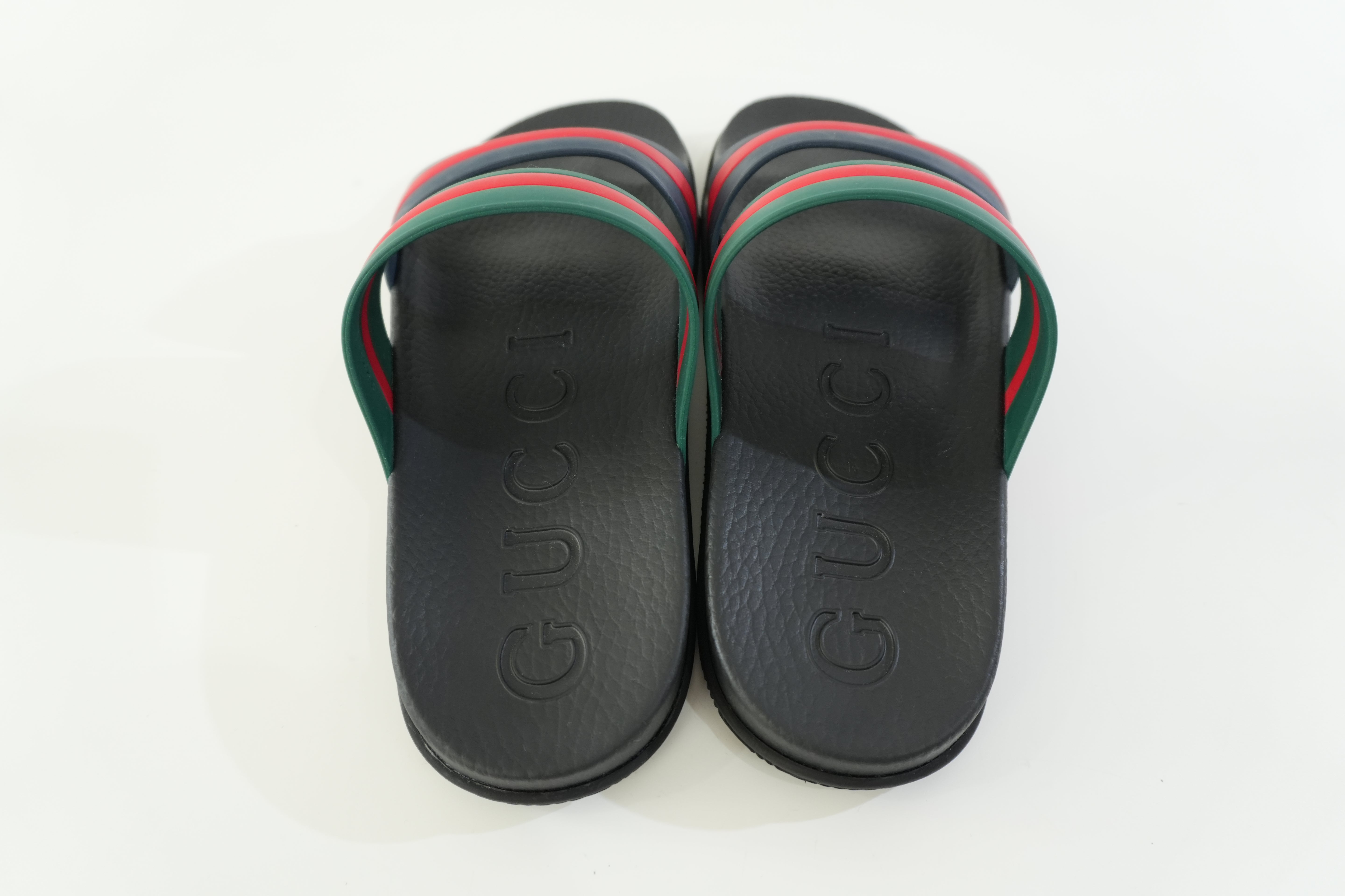 Pre-owned Gucci Sandals Size 9 Black Used