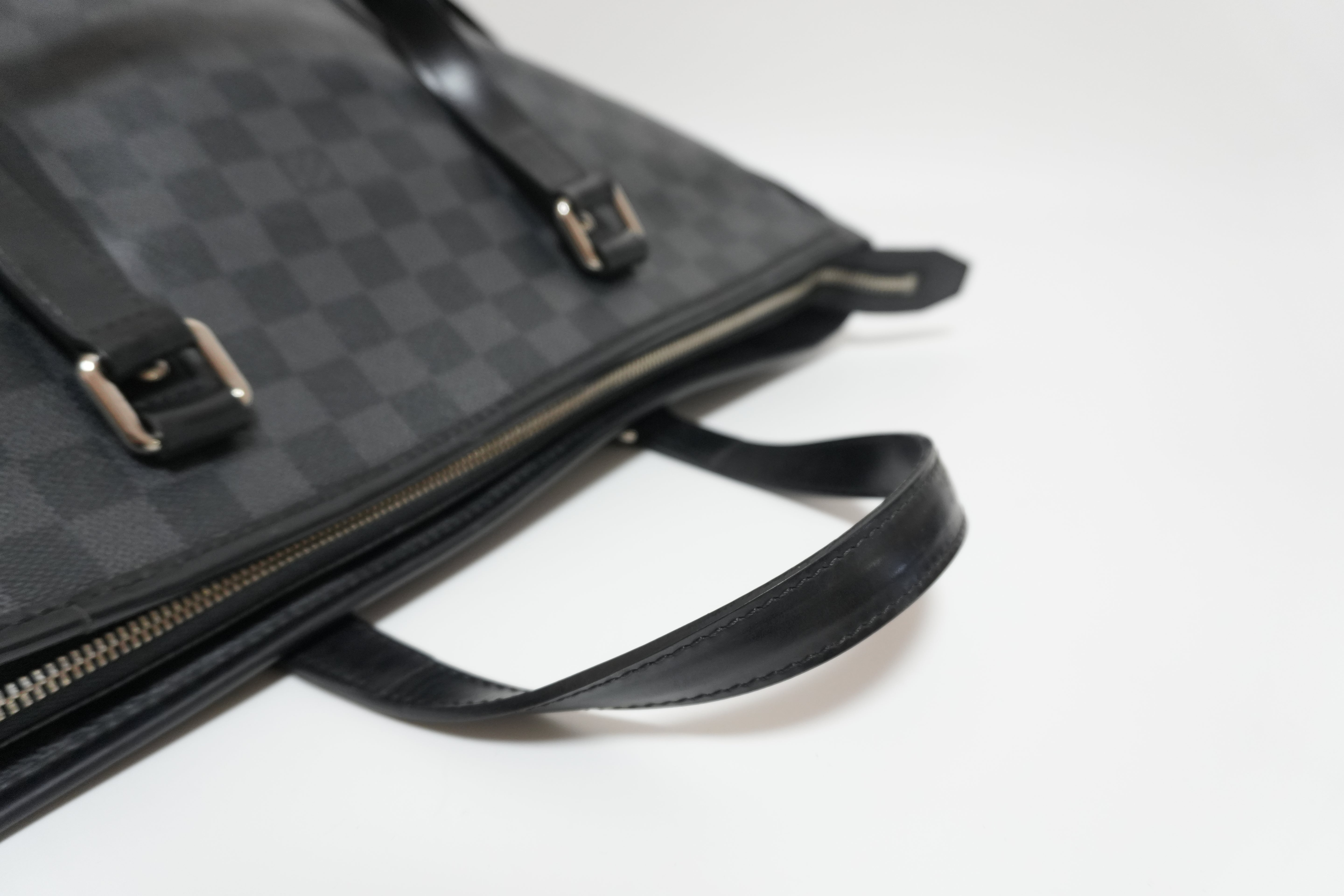 Louis Vuitton Tadao Damier Graphite Shoulder Tote Bag Used