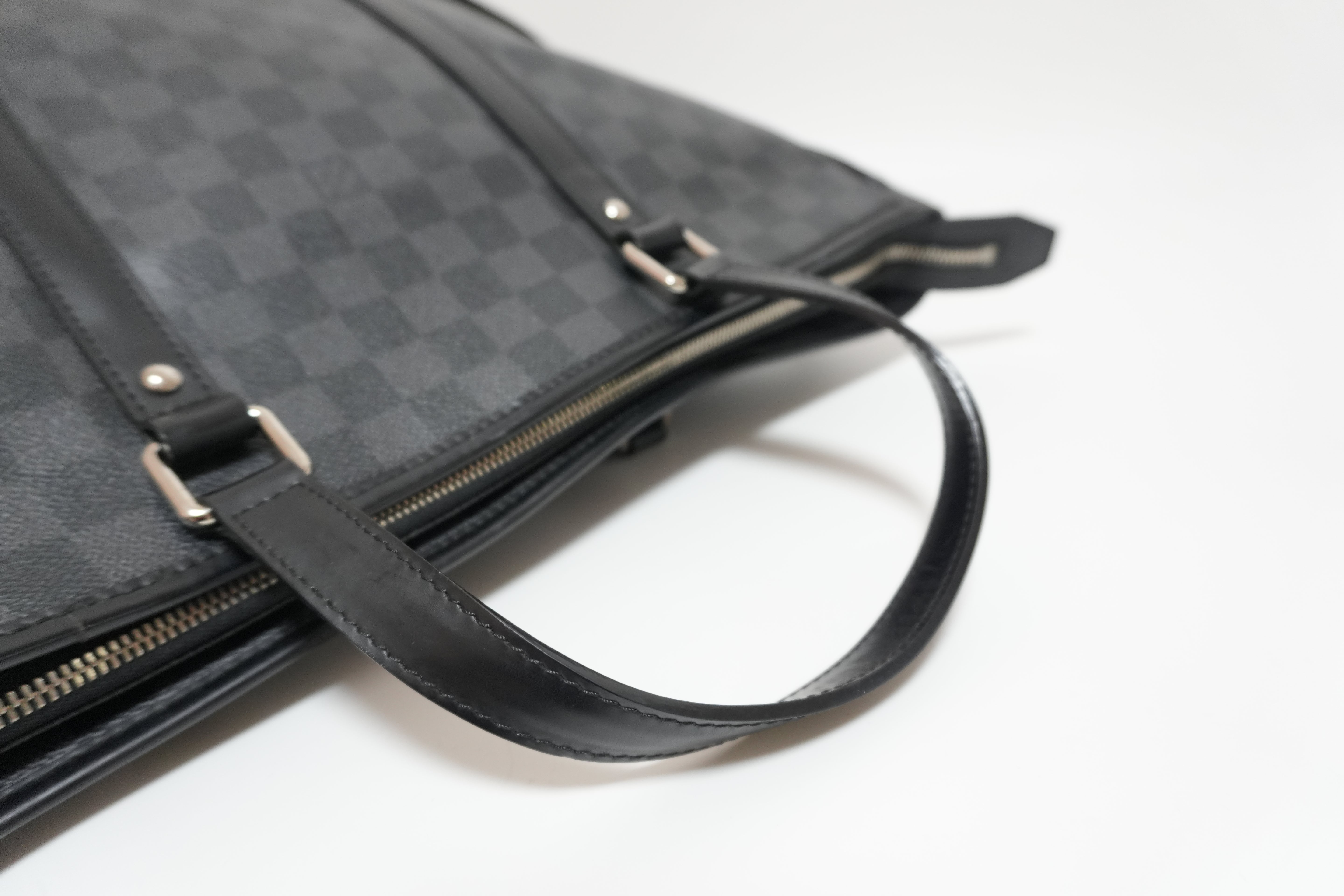 Louis Vuitton Tadao Damier Graphite Shoulder Tote Bag Used