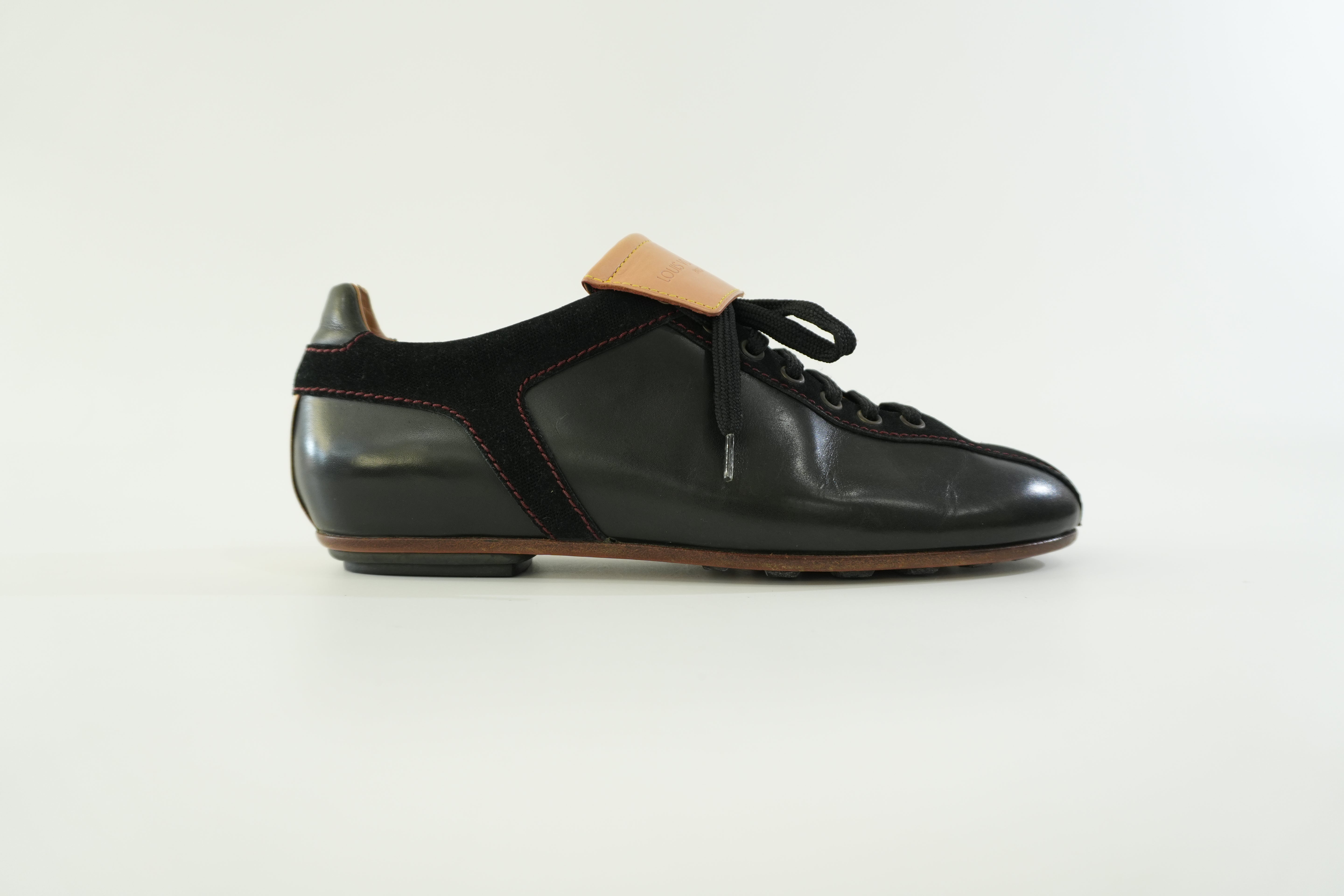 Pre-owned Louis Vuitton Leather Shoes Size 7 Black Used