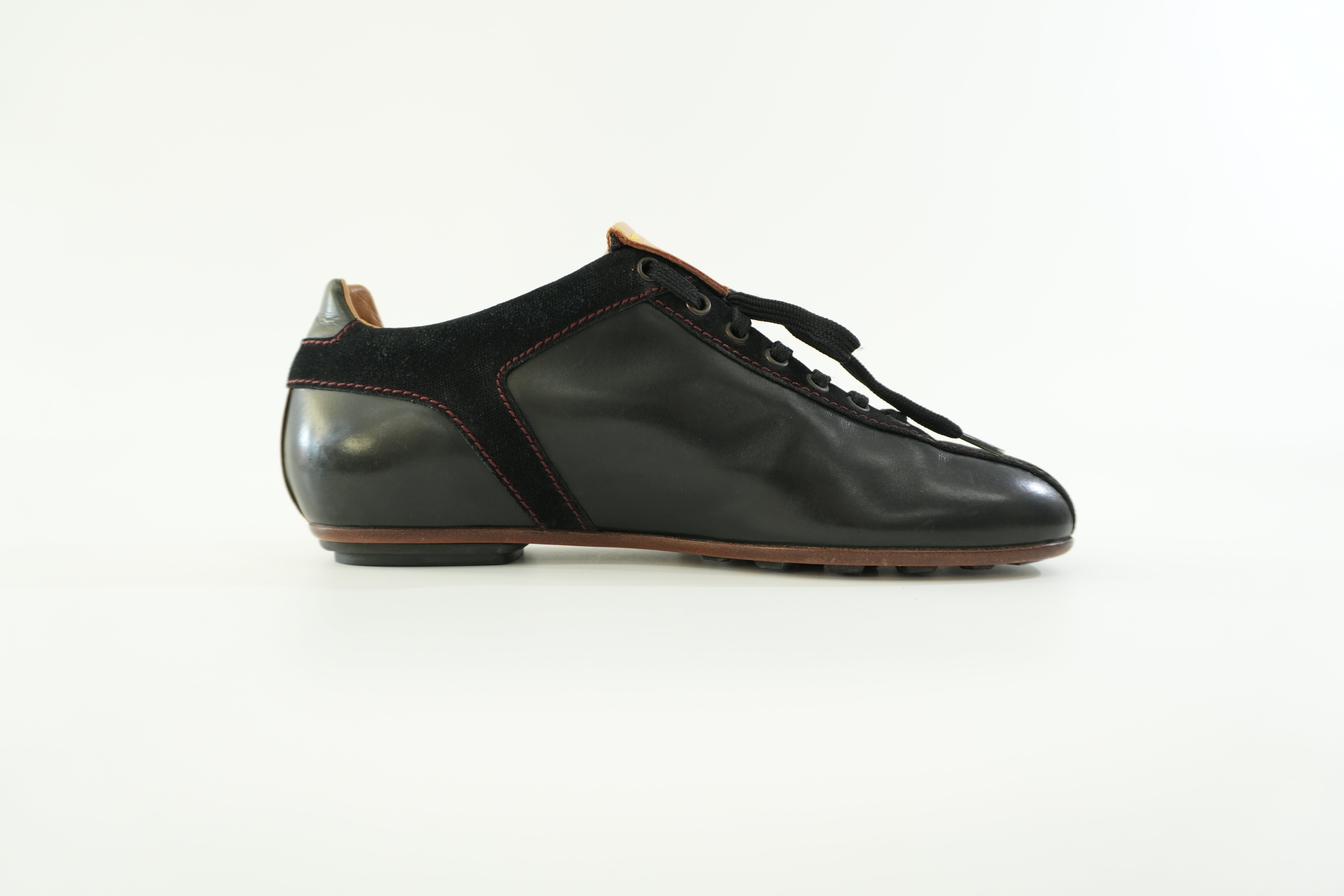 Pre-owned Louis Vuitton Leather Shoes Size 7 Black Used