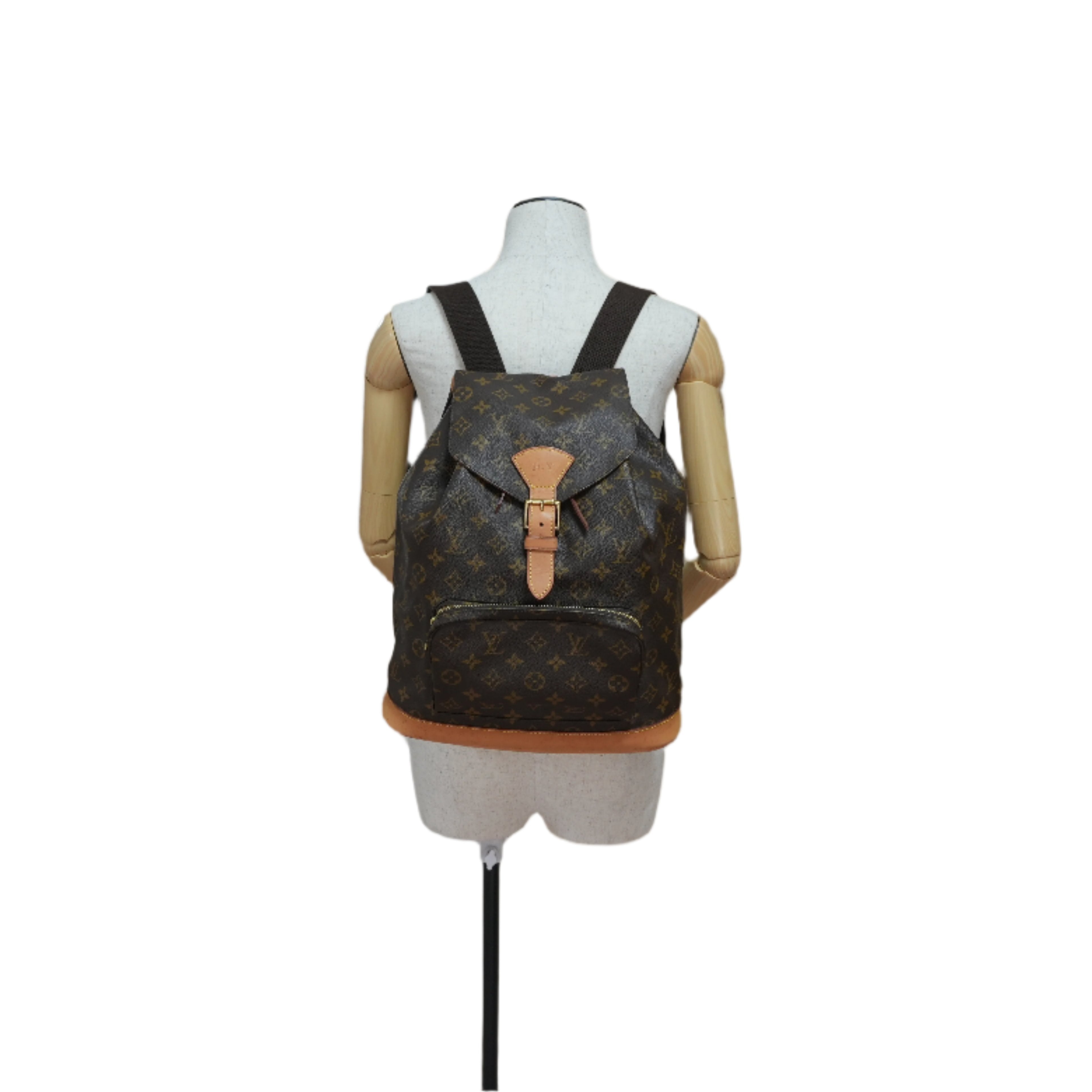 Louis Vuitton Monogram Montsouris GM Backpack Used