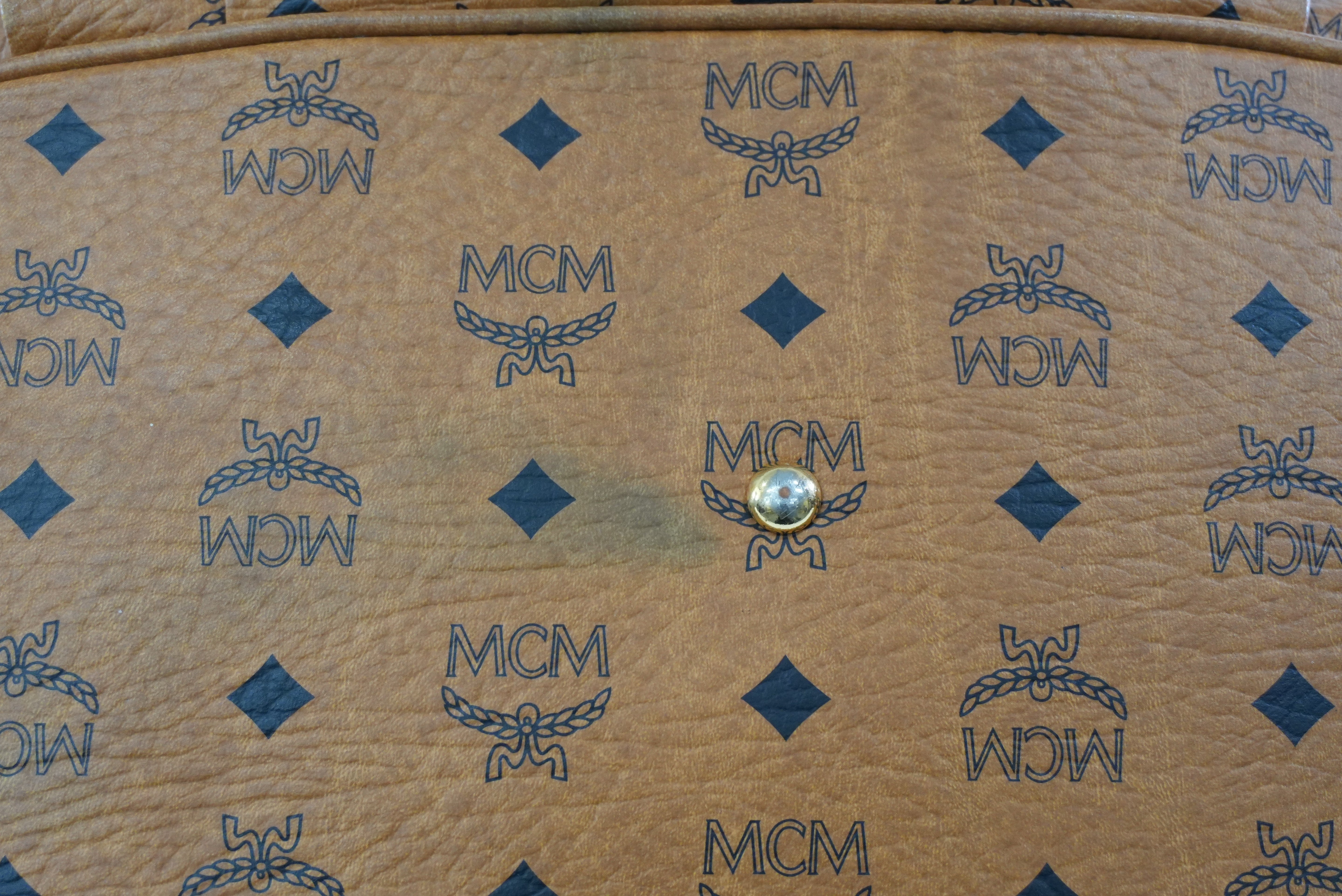 MCM Hobo Tote Bag Cognac Used