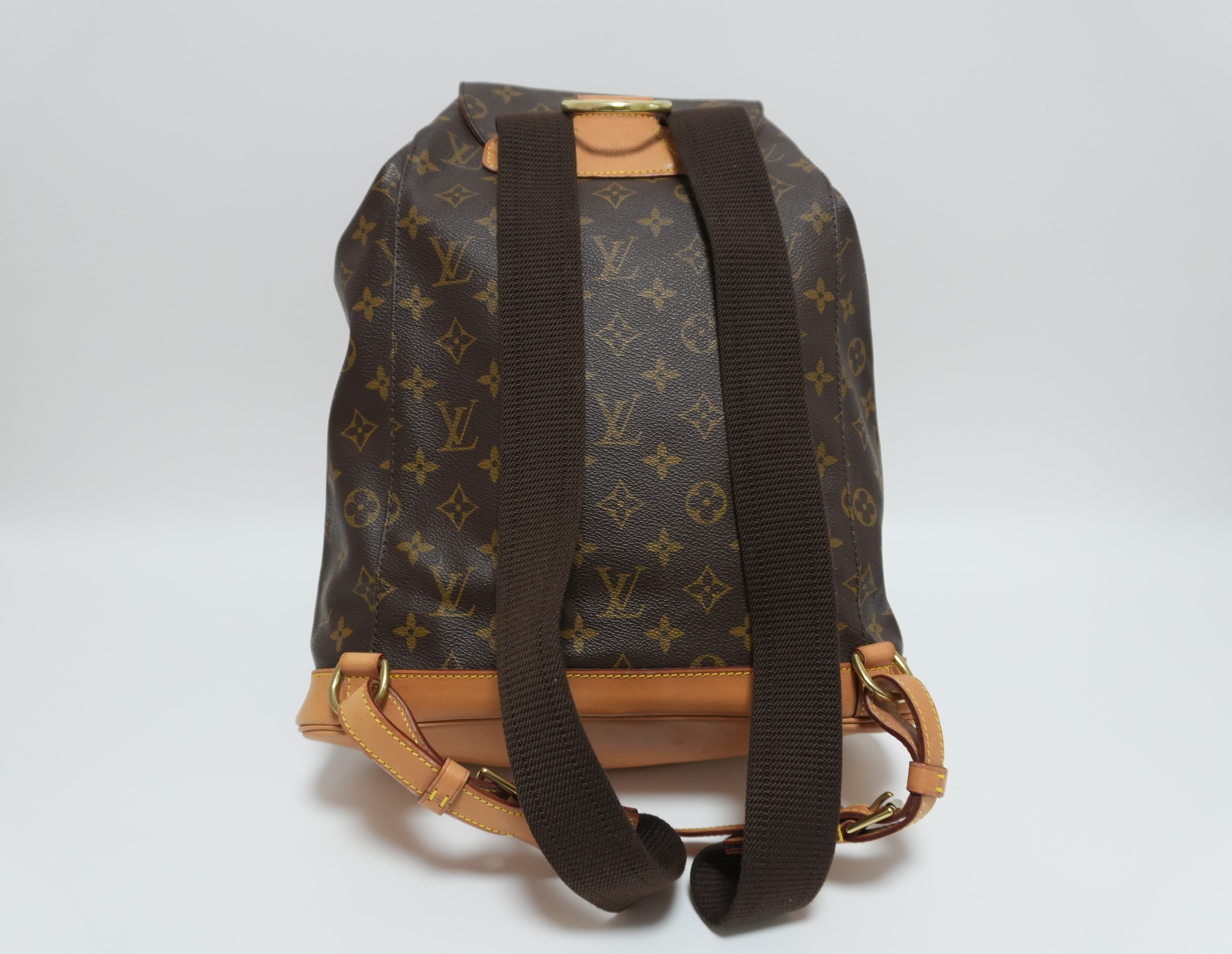 Louis Vuitton Monogram Montsouris GM Backpack Used