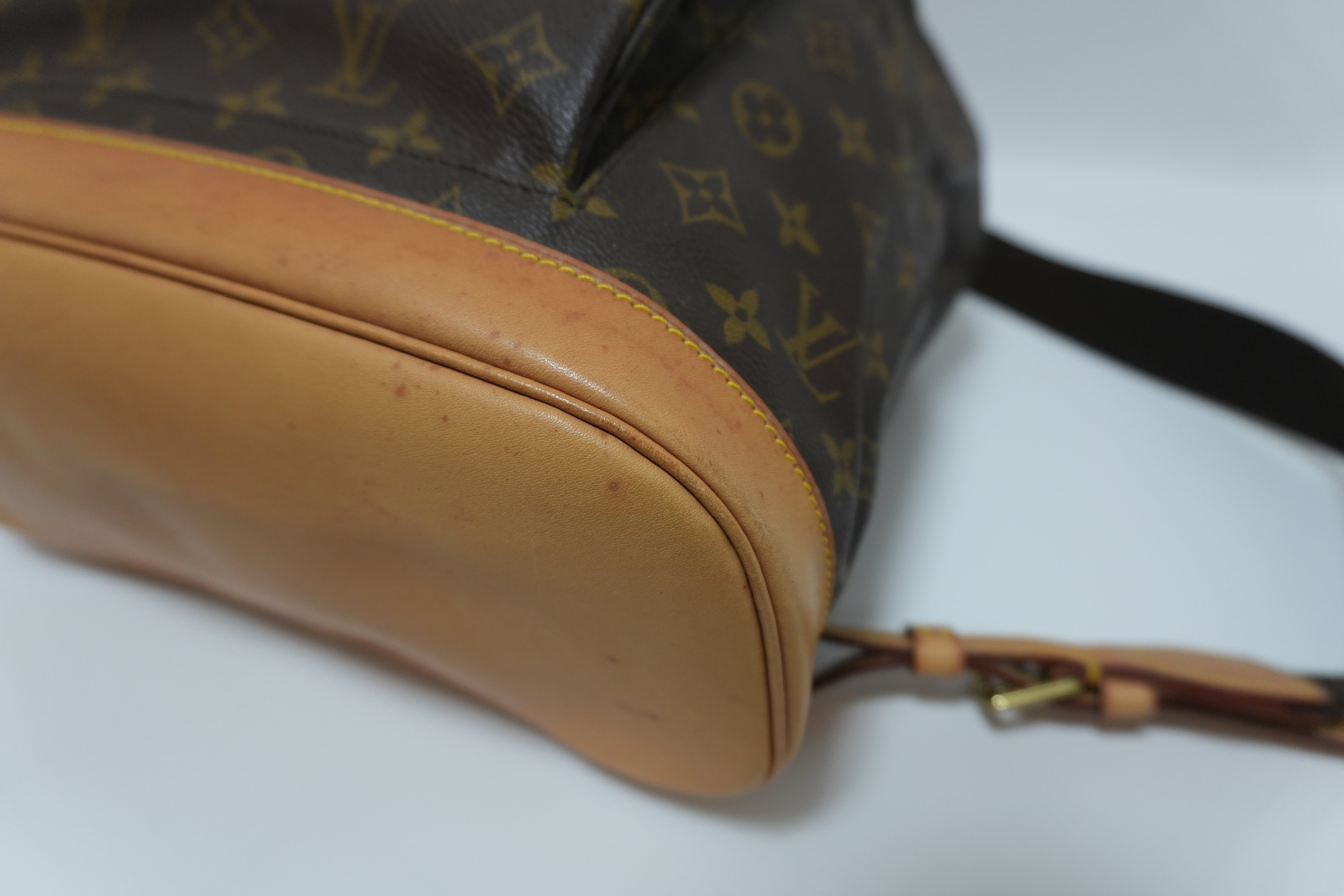 Louis Vuitton Monogram Montsouris GM Backpack Used