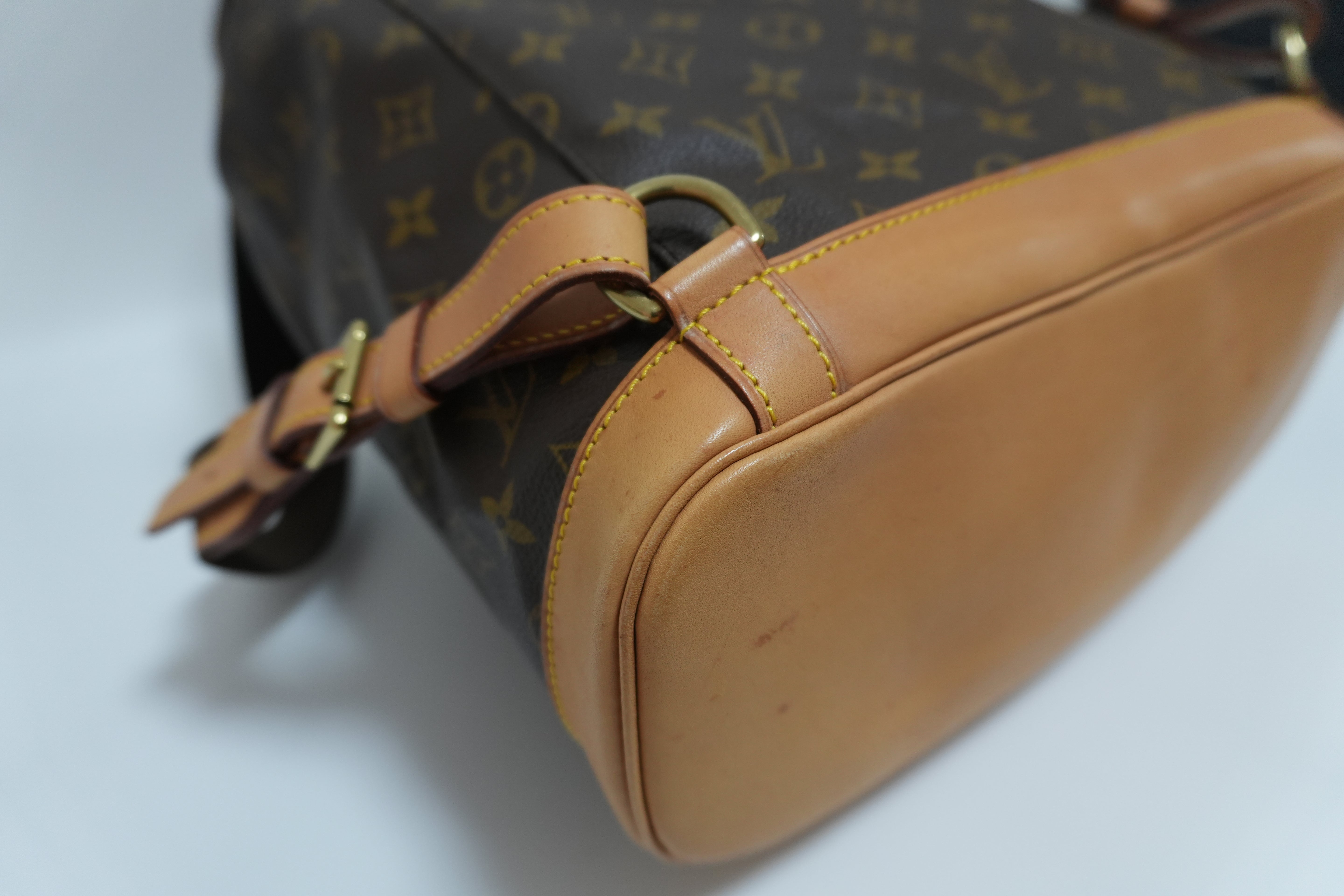 Louis Vuitton Monogram Montsouris GM Backpack Used