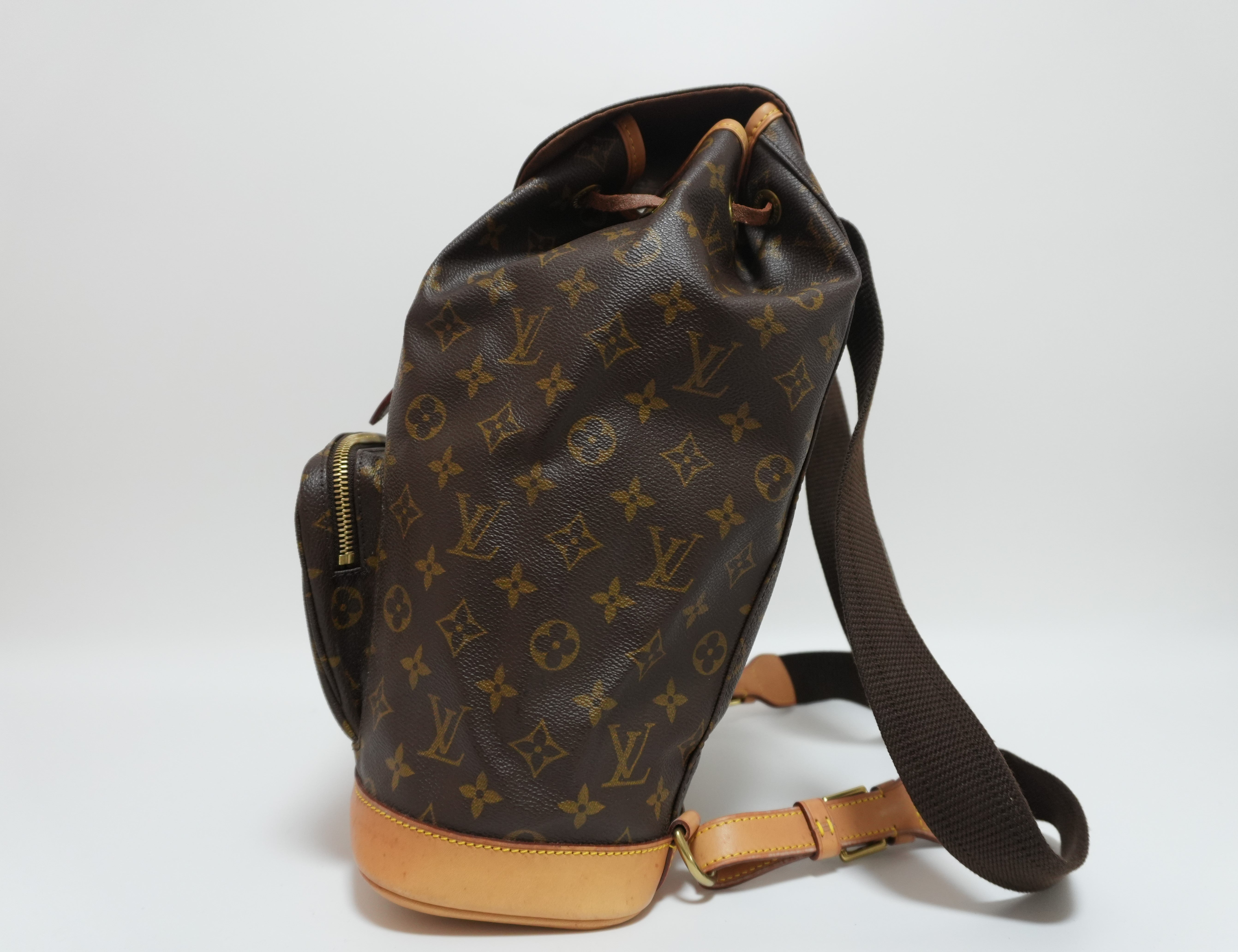 Louis Vuitton Monogram Montsouris GM Backpack Used