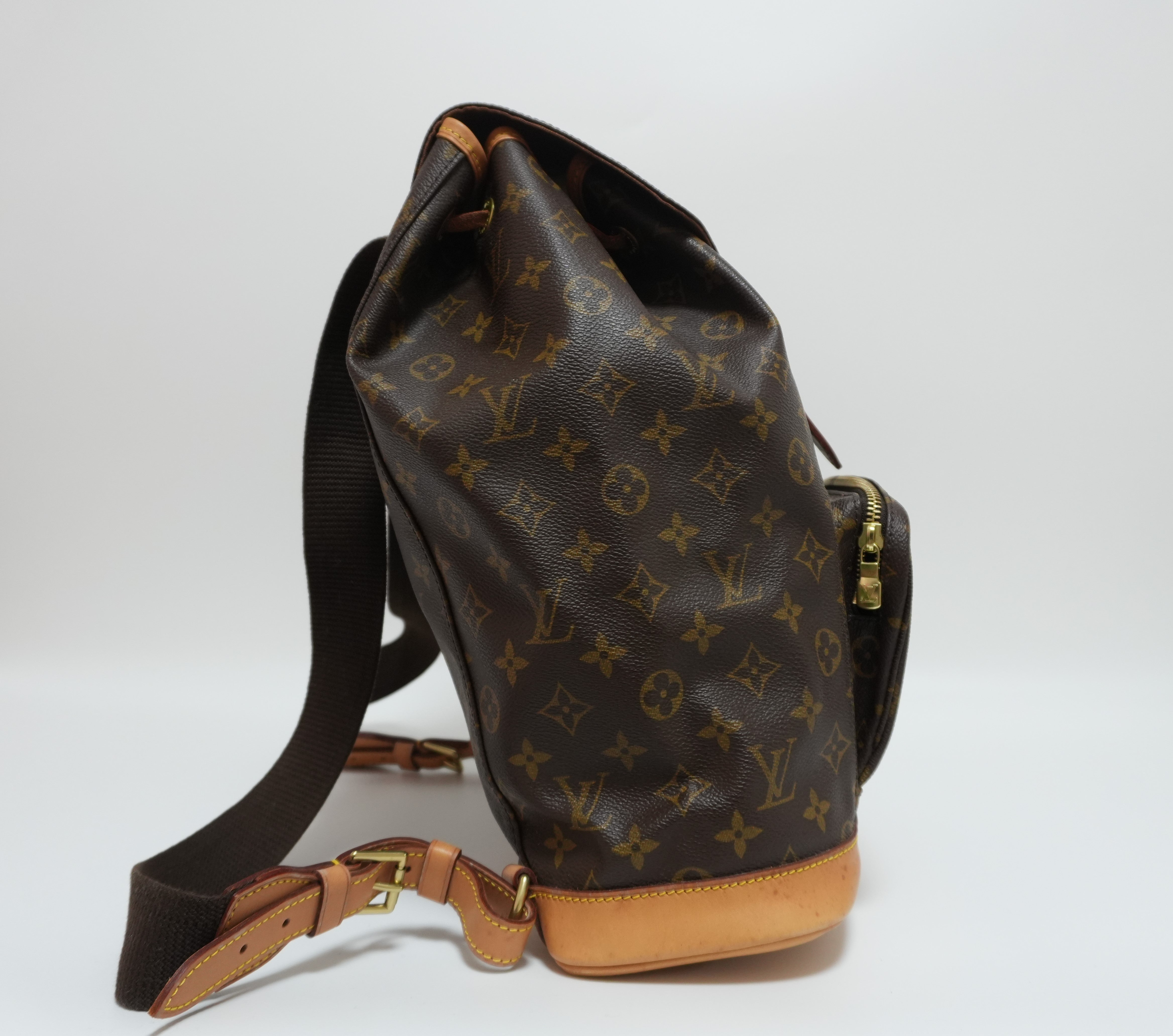 Louis Vuitton Monogram Montsouris GM Backpack Used