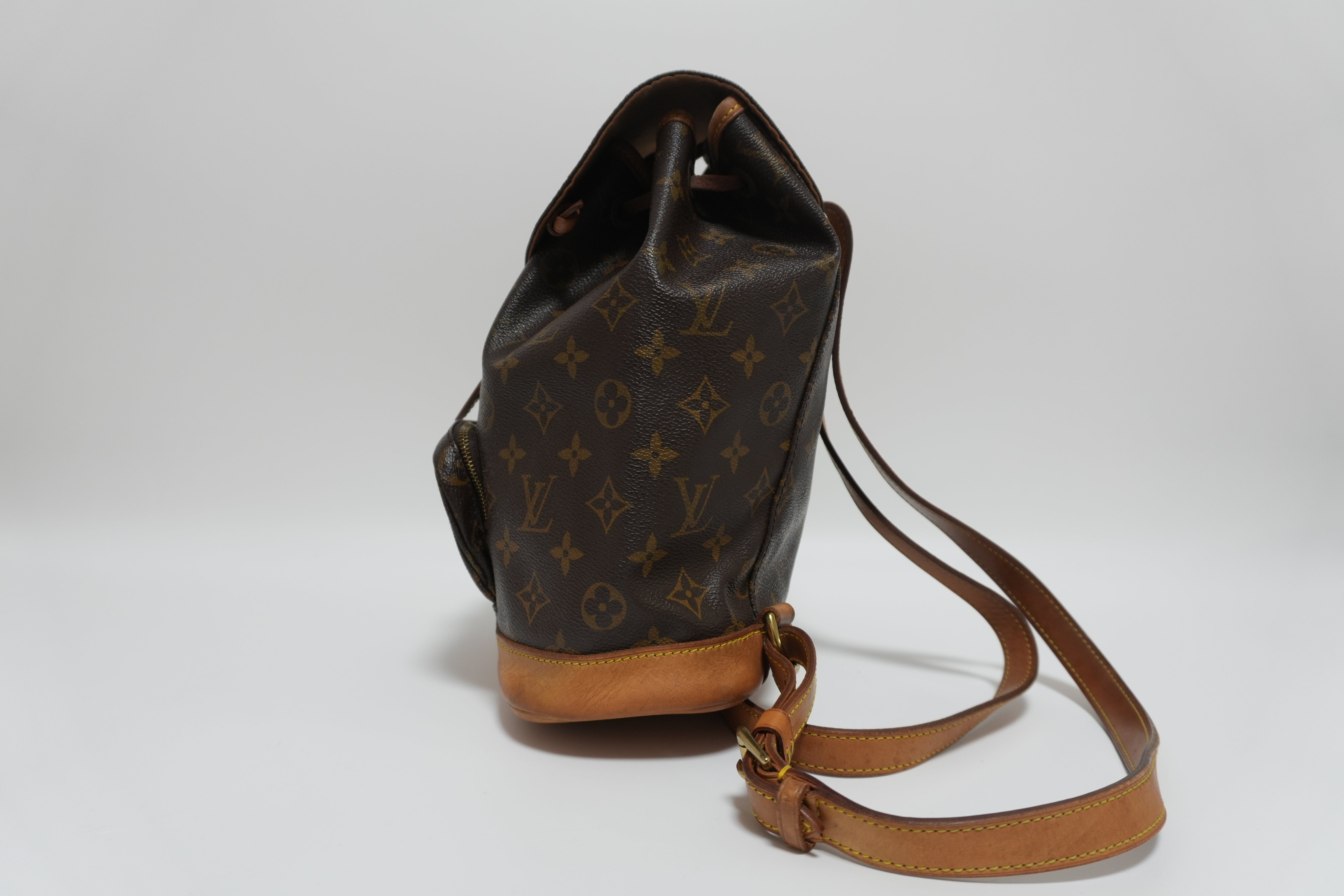 Louis Vuitton Montsouris MM Backpack Used