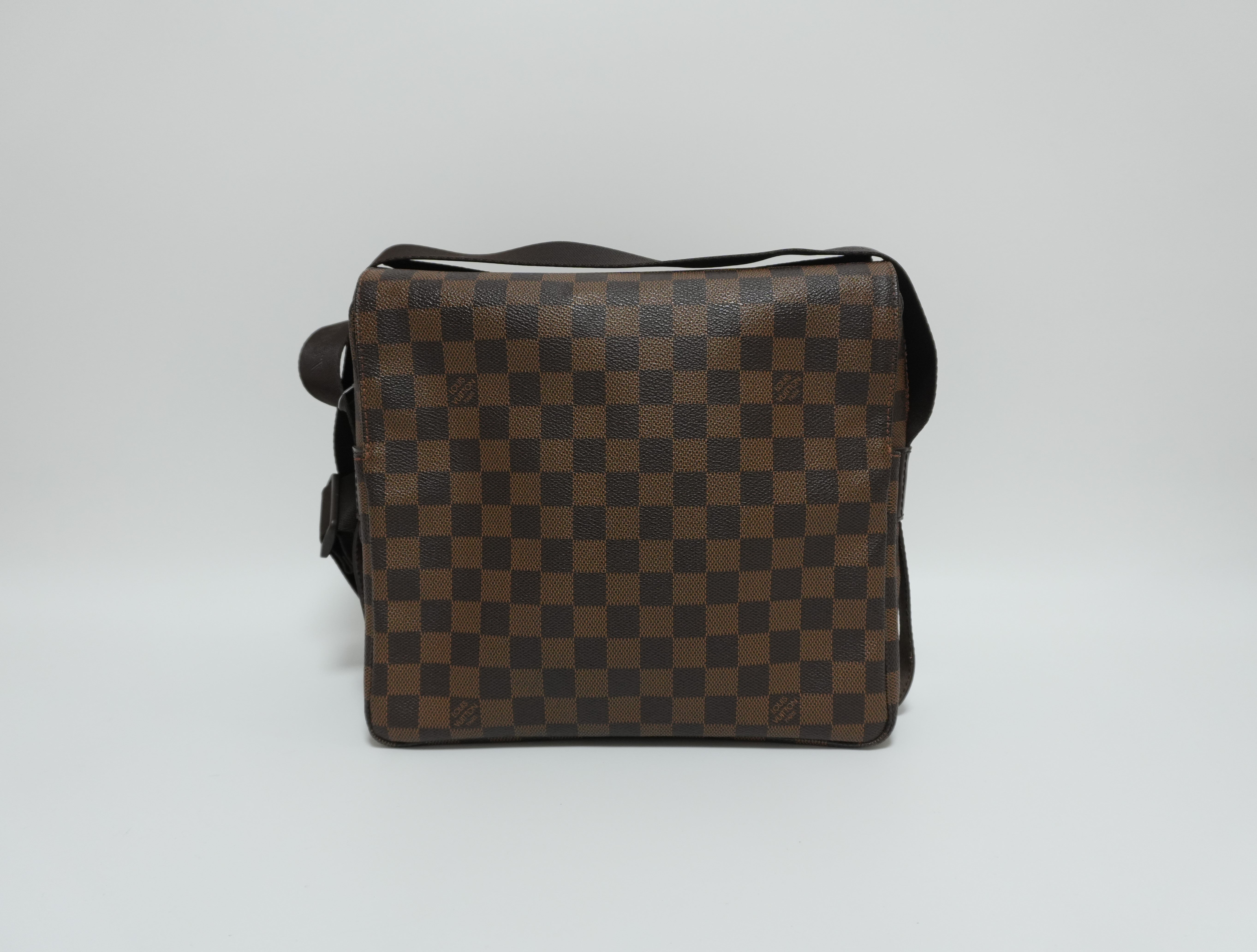 Louis Vuitton Damier Ebene Naviglio Messenger Bag Used