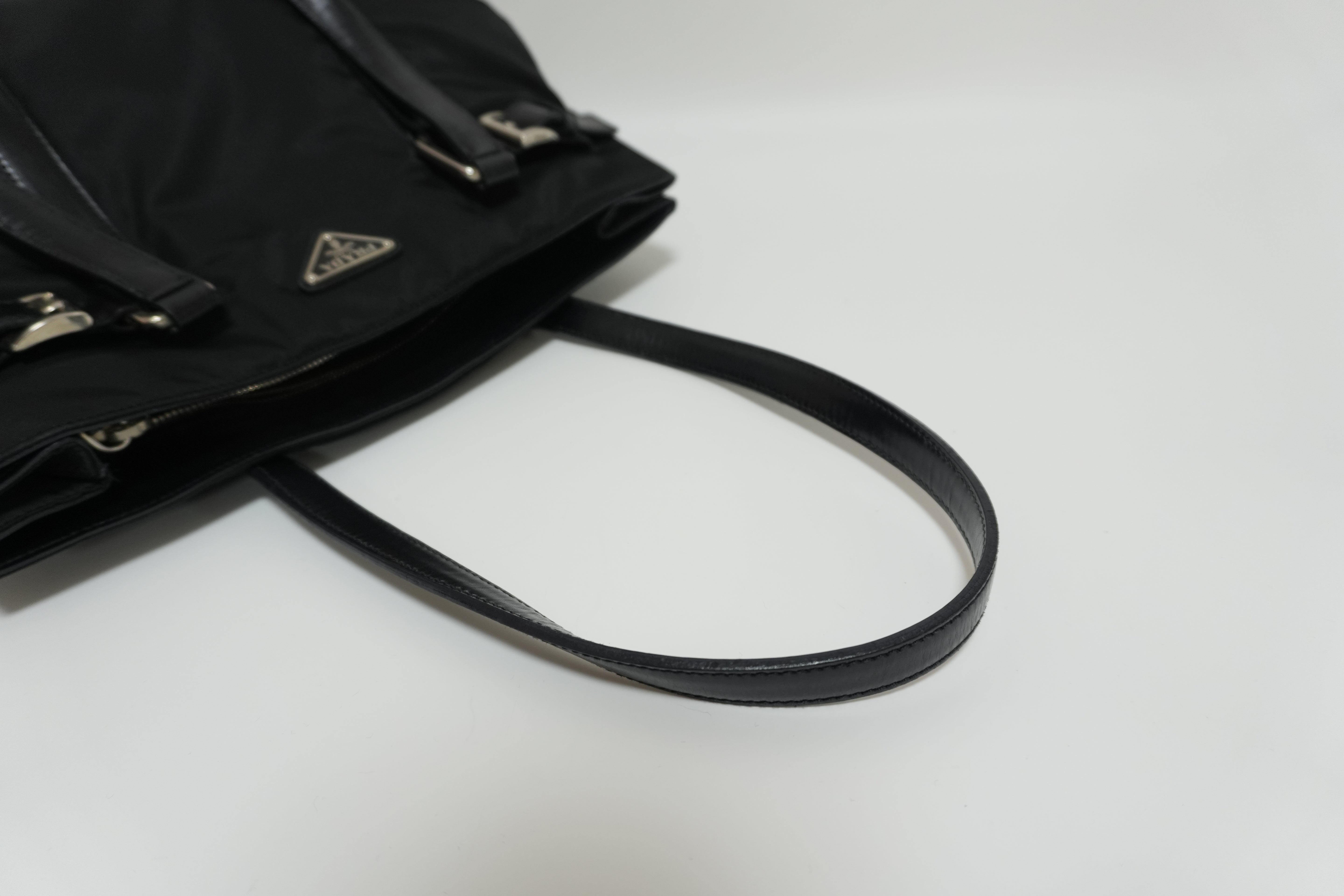 Prada Nylon Shoulder Bag Black Used