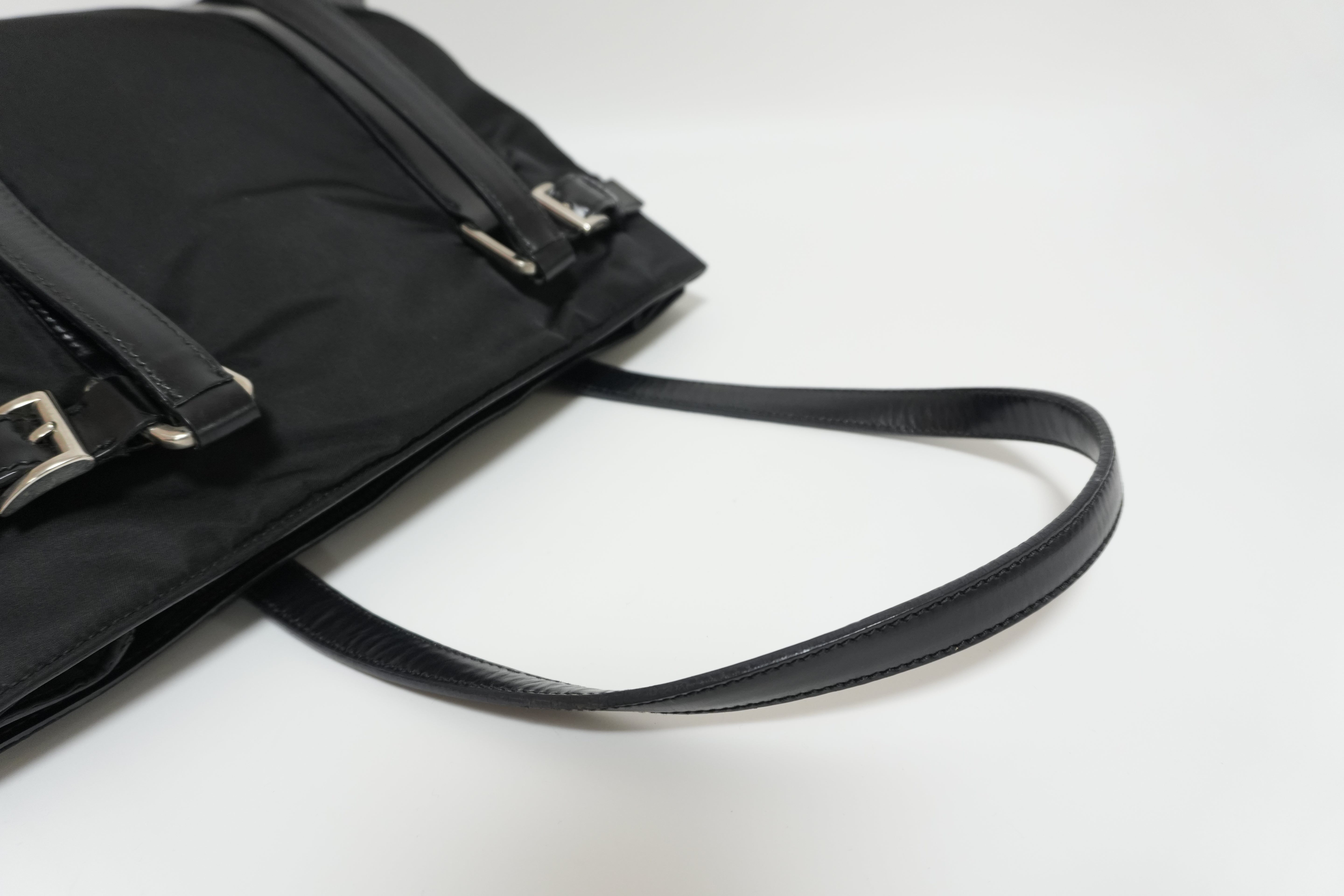 Prada Nylon Shoulder Bag Black Used