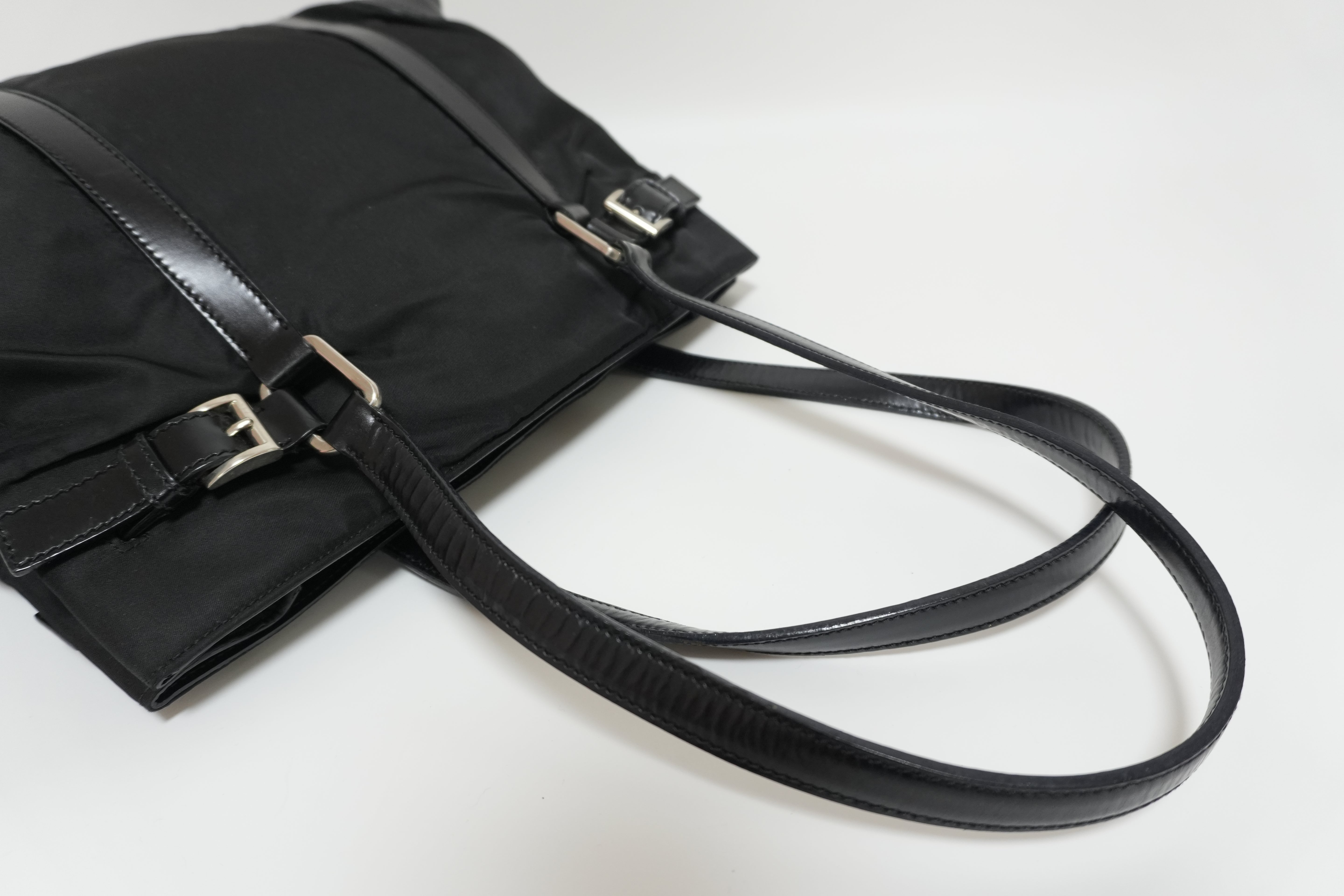 Prada Nylon Shoulder Bag Black Used