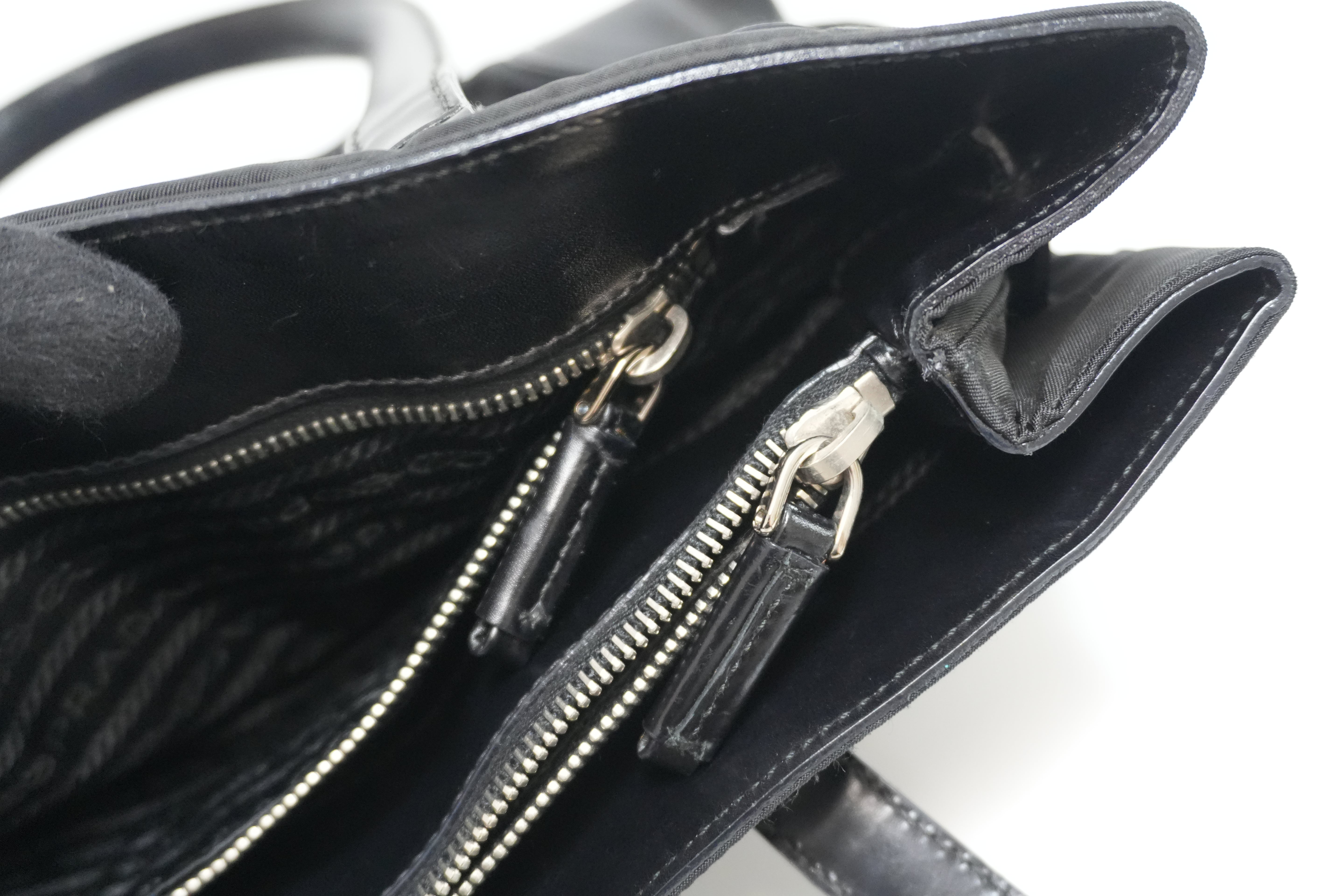 Prada Nylon Shoulder Bag Black Used