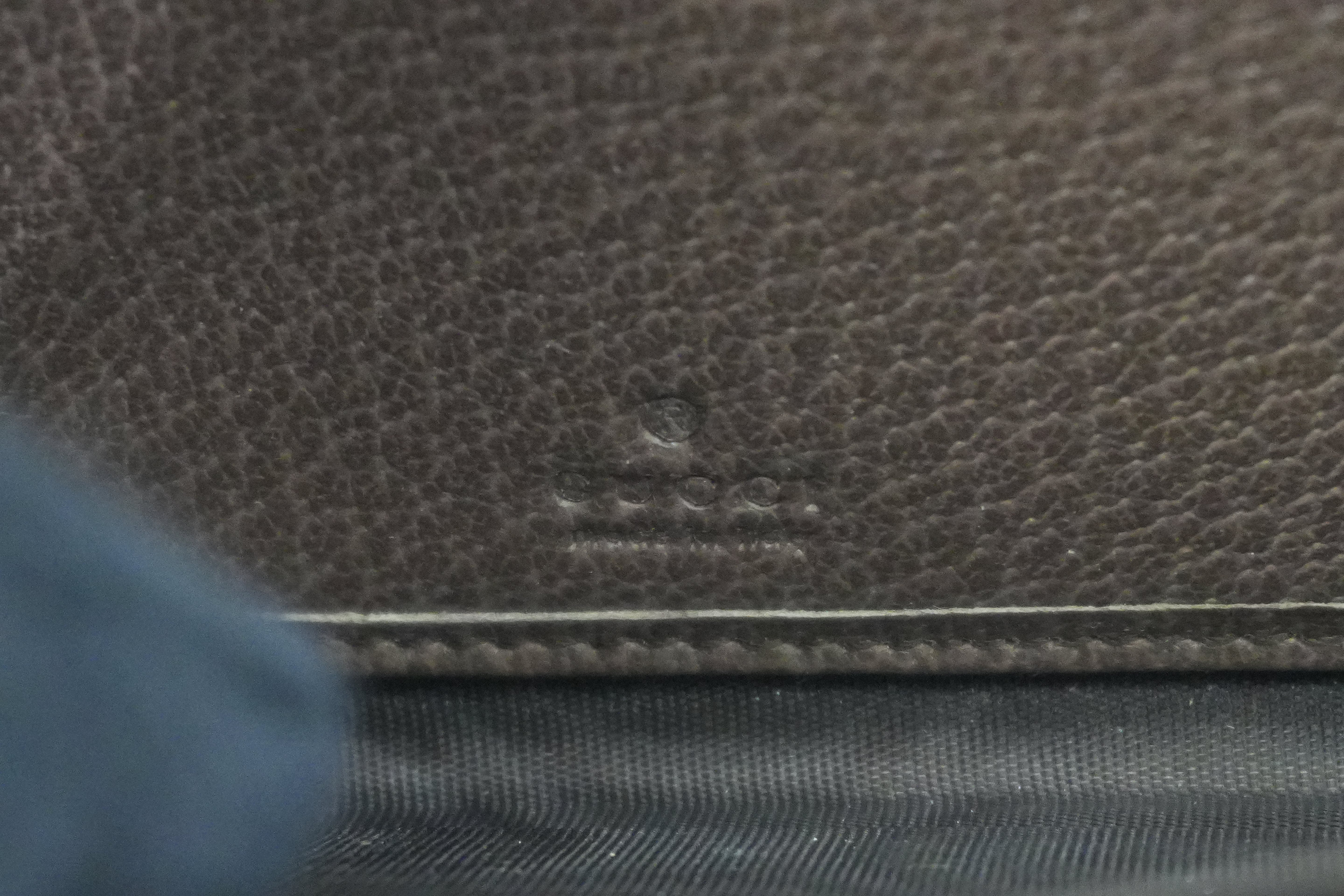 Pre-owned Gucci Ophidia Zippy Long Wallet Brown