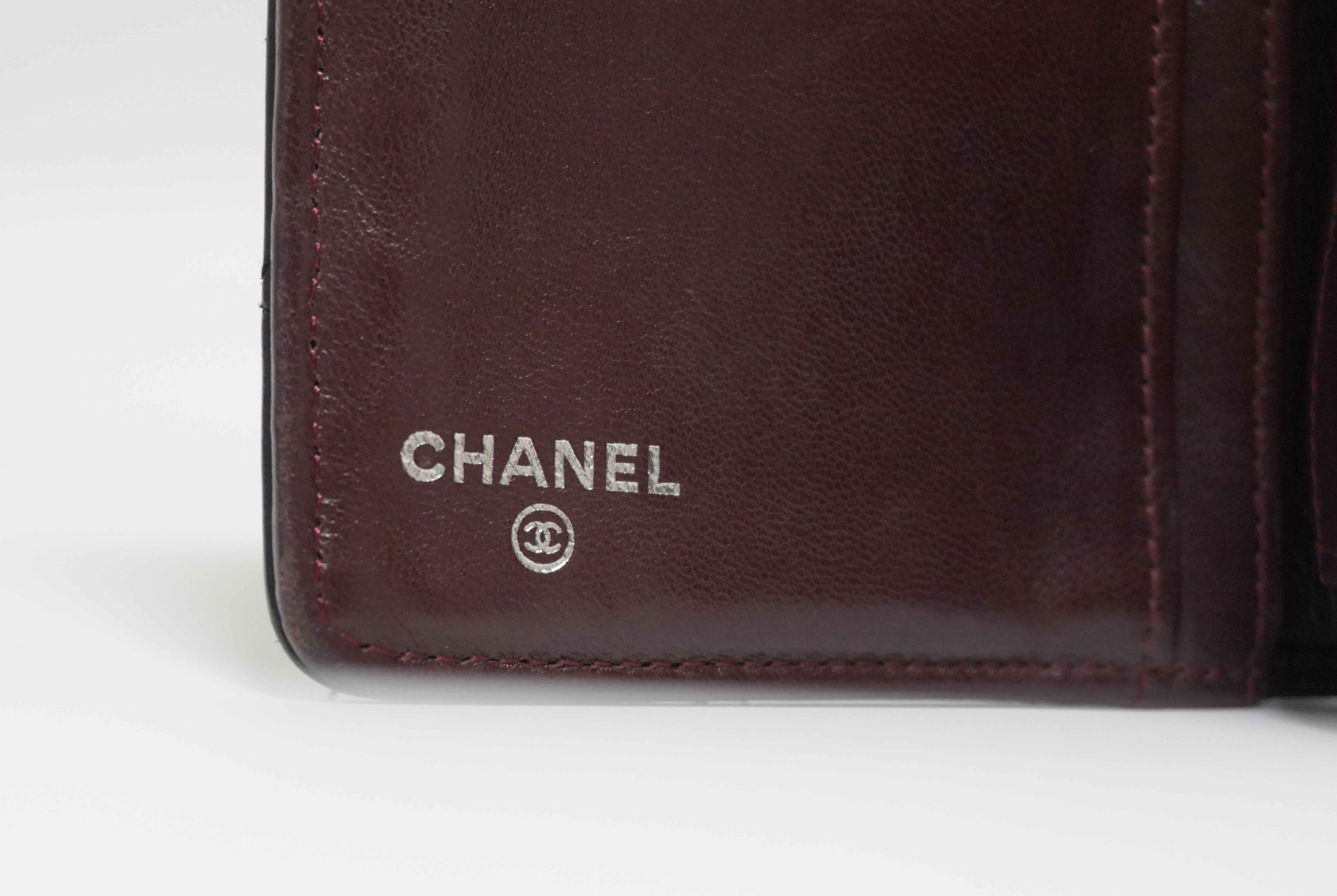 Chanel Lambskin Wallet Black Used