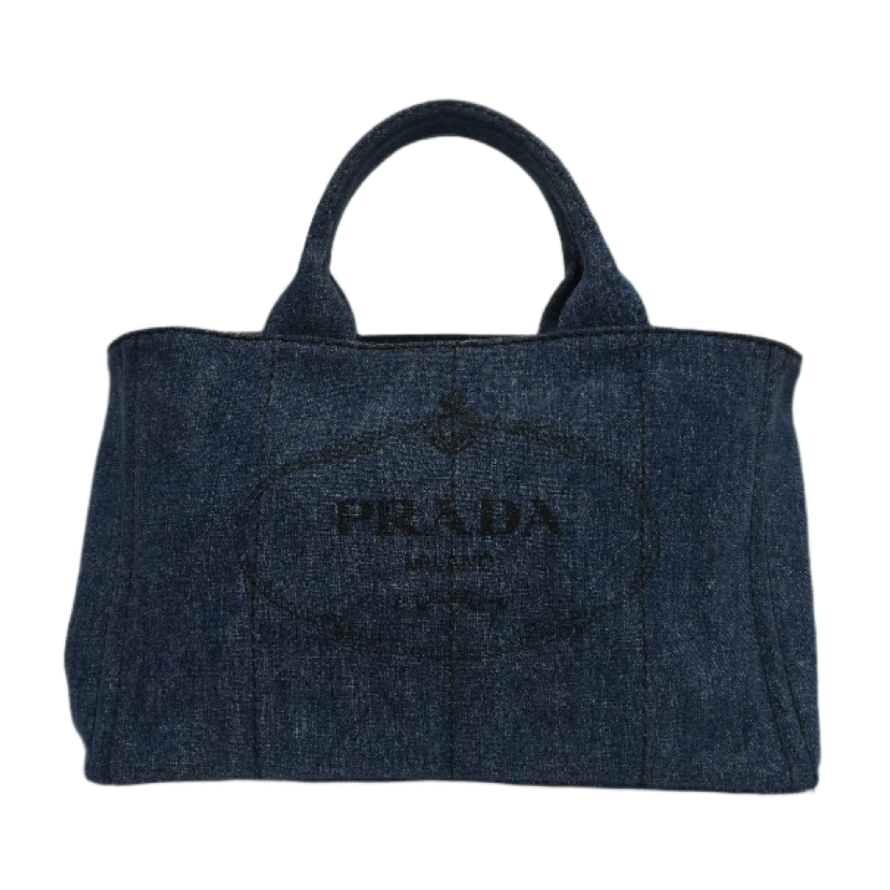 Prada Denim Canapa Two Way Used