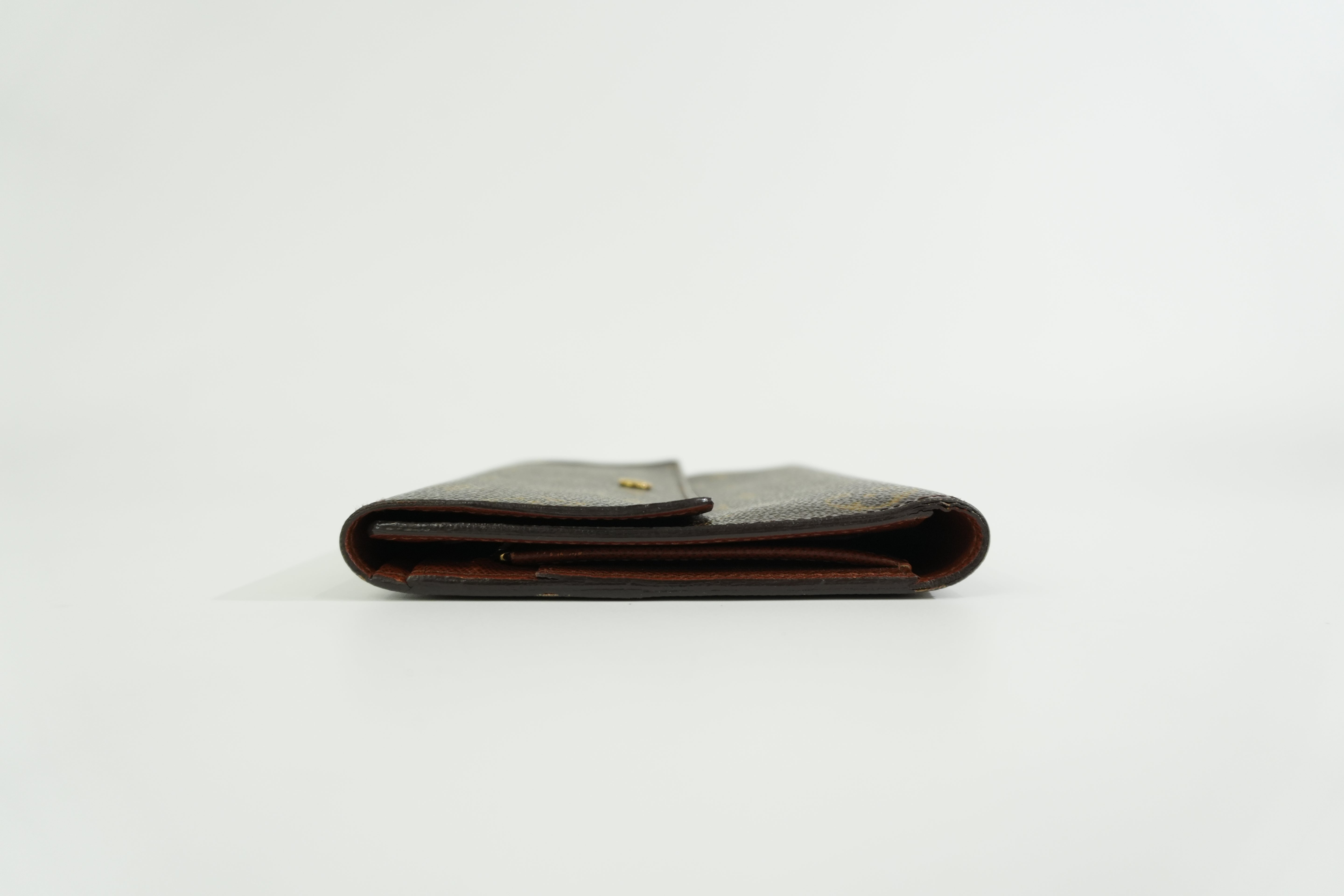 Pre-owned Louis Vuitton Monogram Trifold Long Wallet