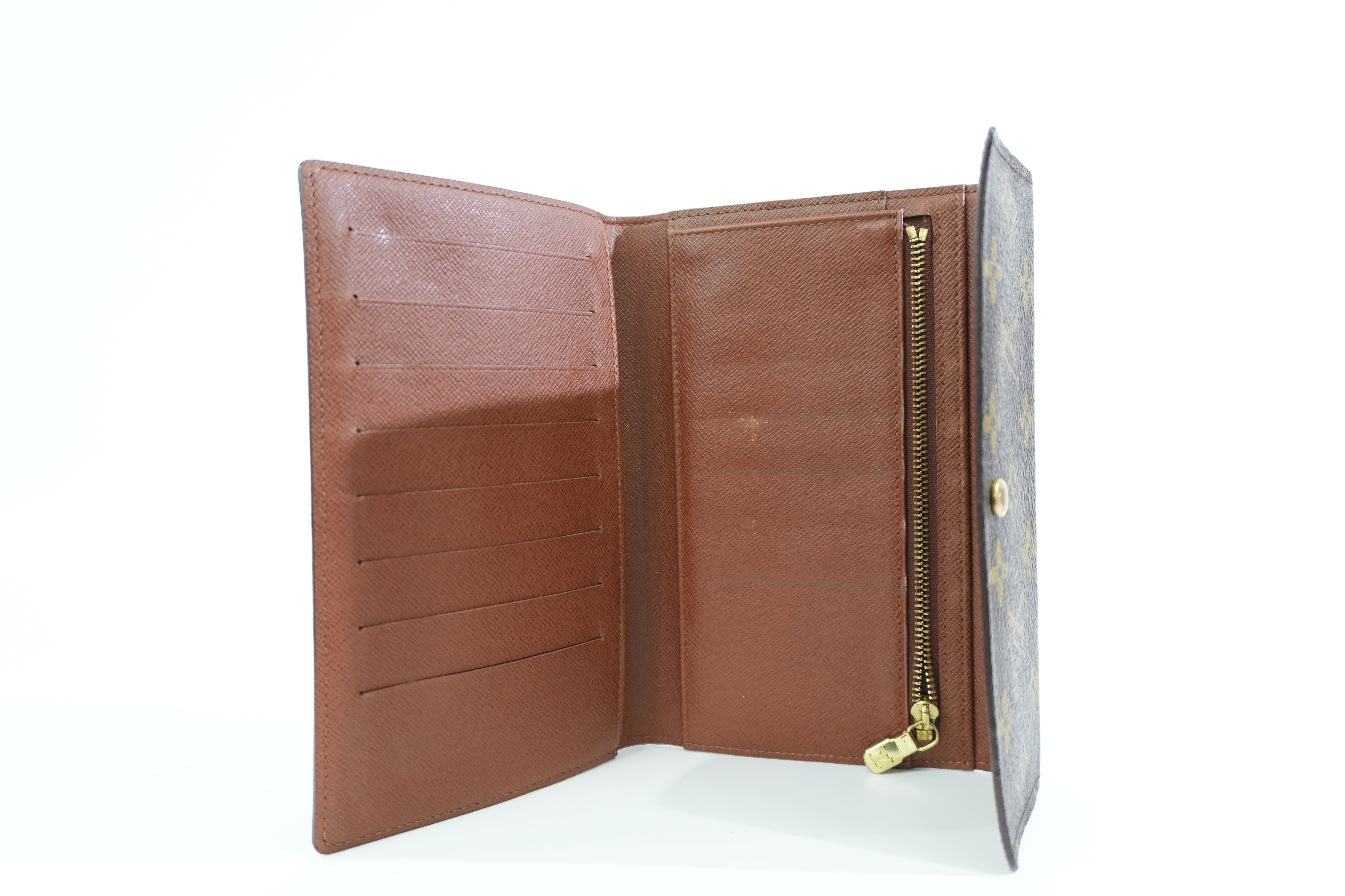 Pre-owned Louis Vuitton Monogram Trifold Long Wallet