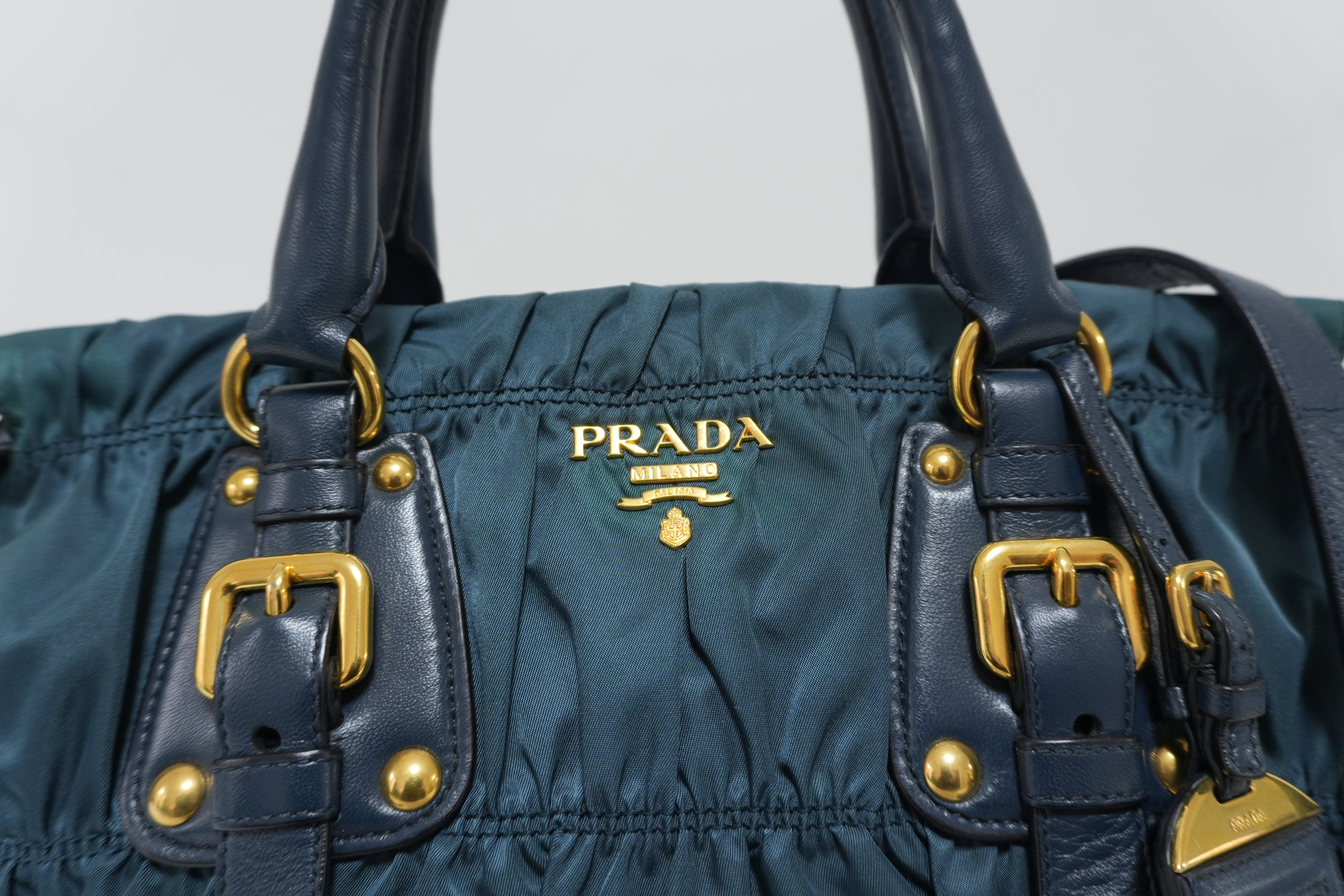 Prada Gaufre Two Way Bag Used