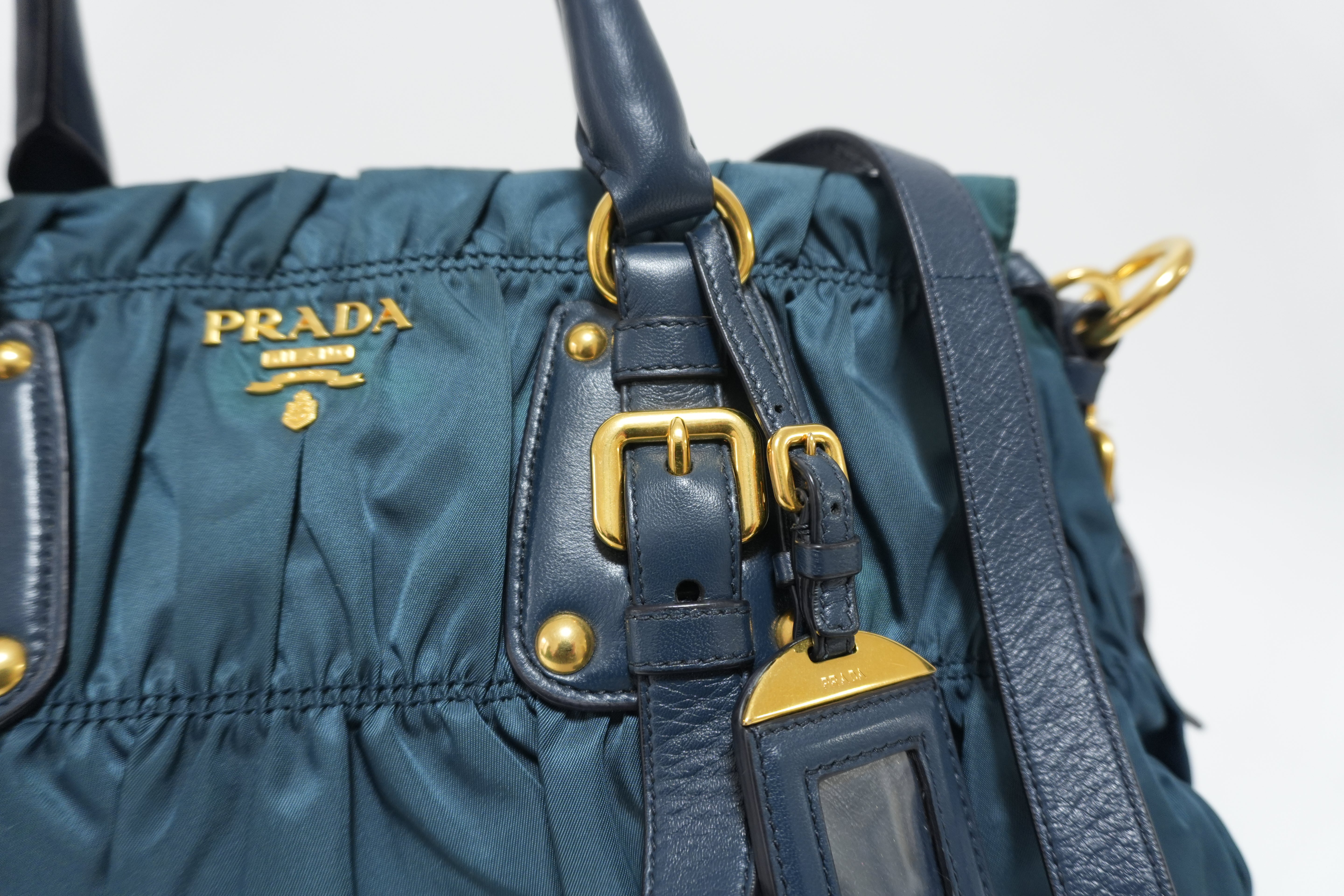 Prada Gaufre Two Way Bag Used