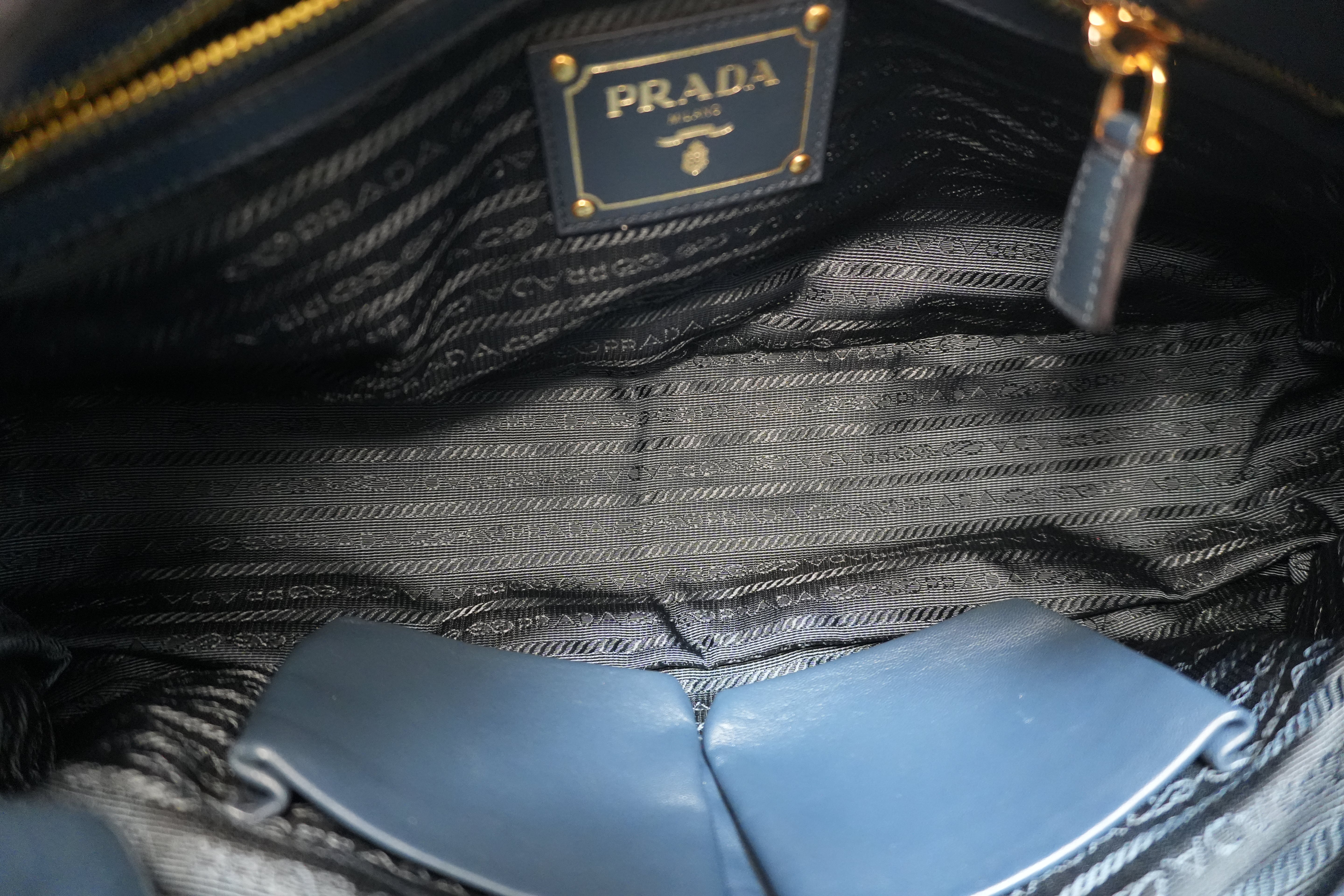 Prada Gaufre Two Way Bag Used