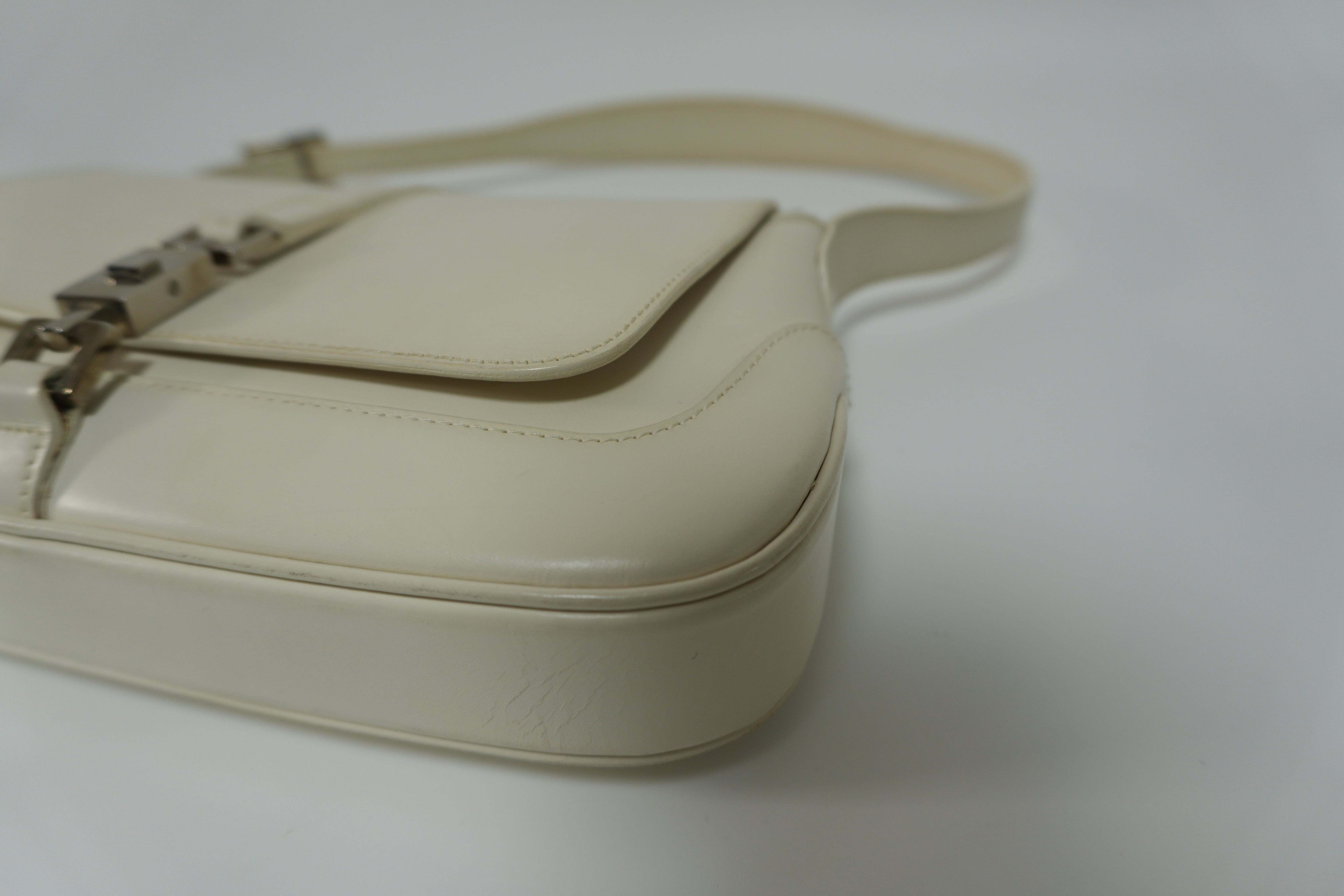 Gucci Jackie Shoulder Bag White Used