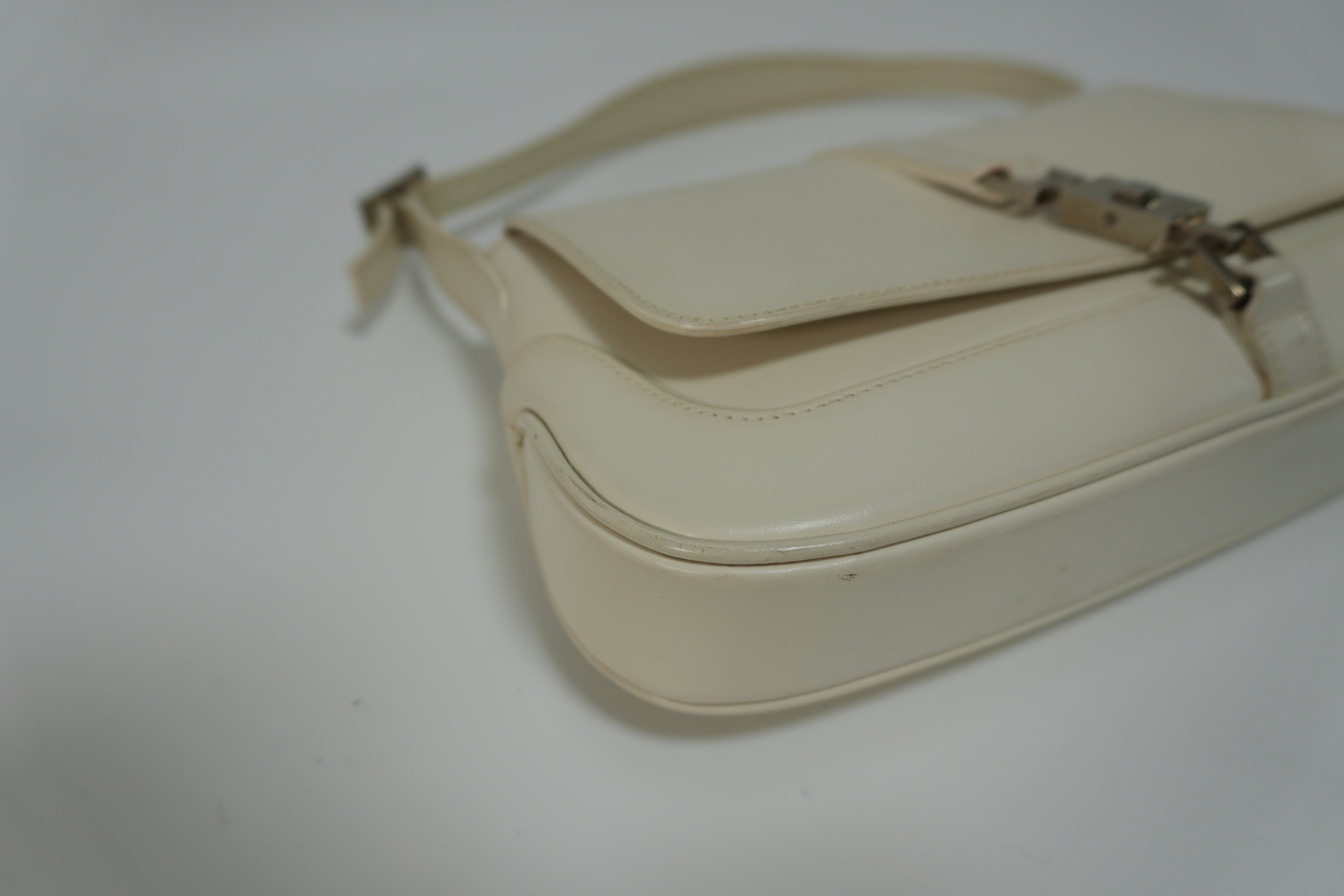 Gucci Jackie Shoulder Bag White Used