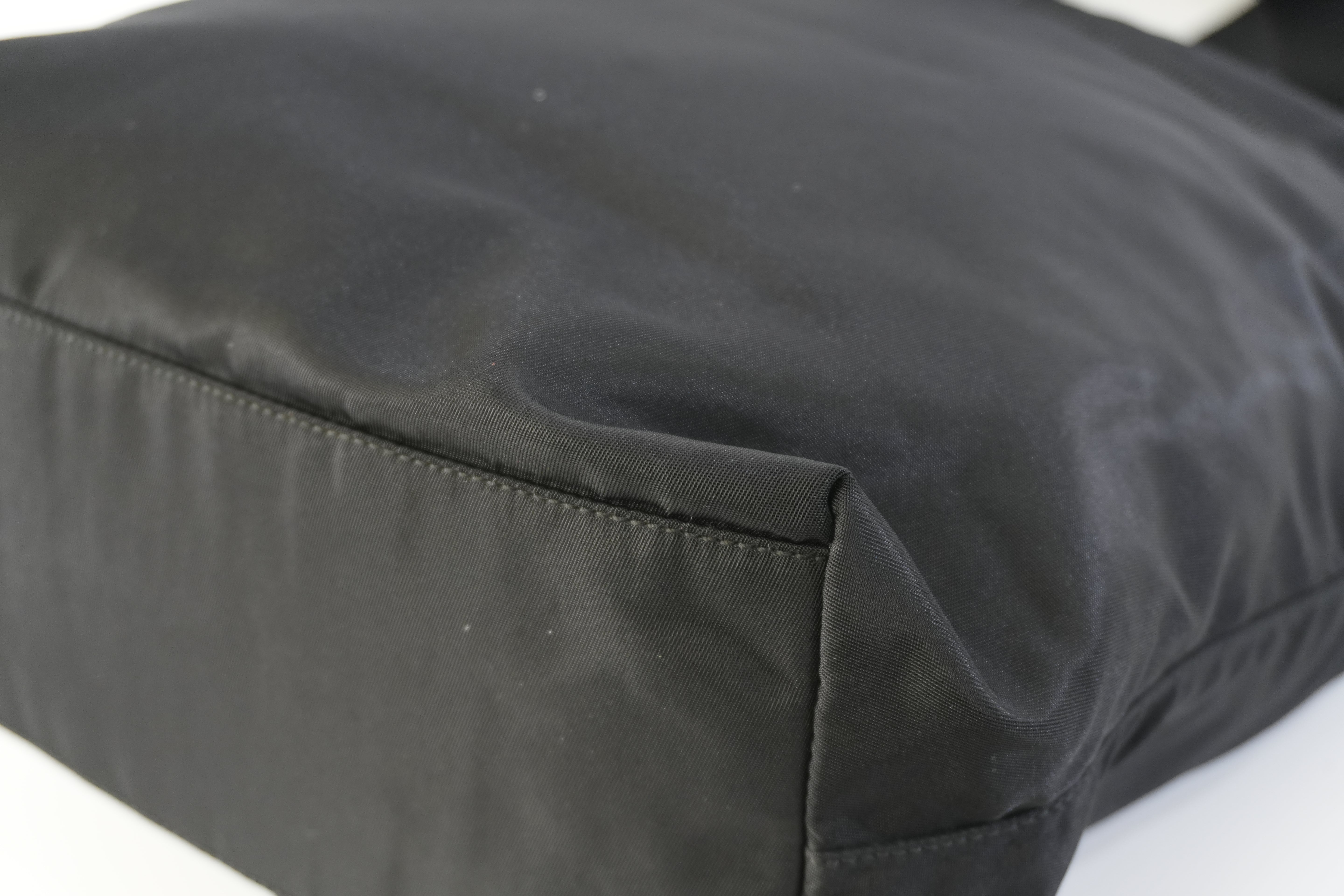 Pre-owned Prada Nylon Shoulder Bag Black