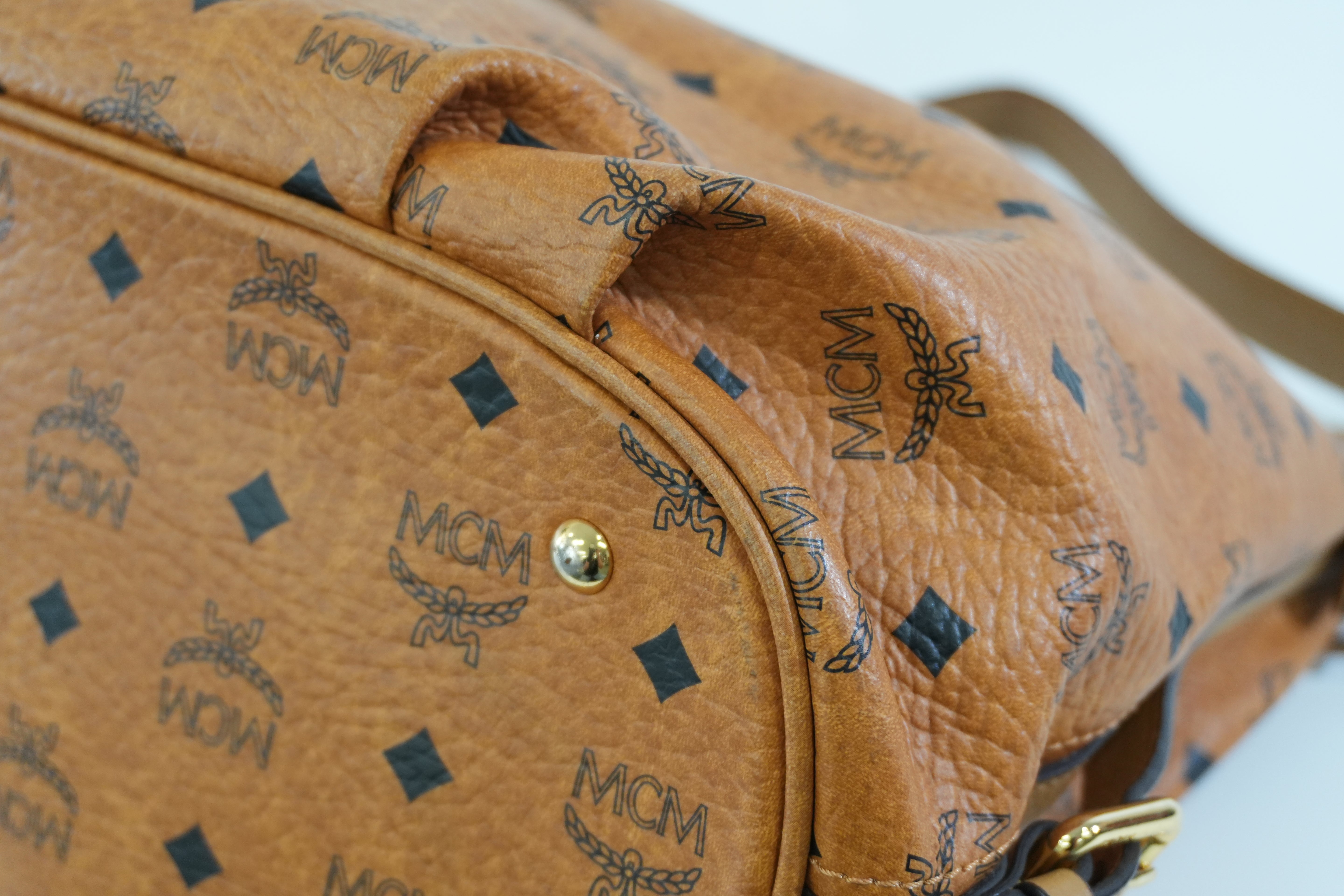 Pre-owned MCM Hobo Shoulder Bag Cognac