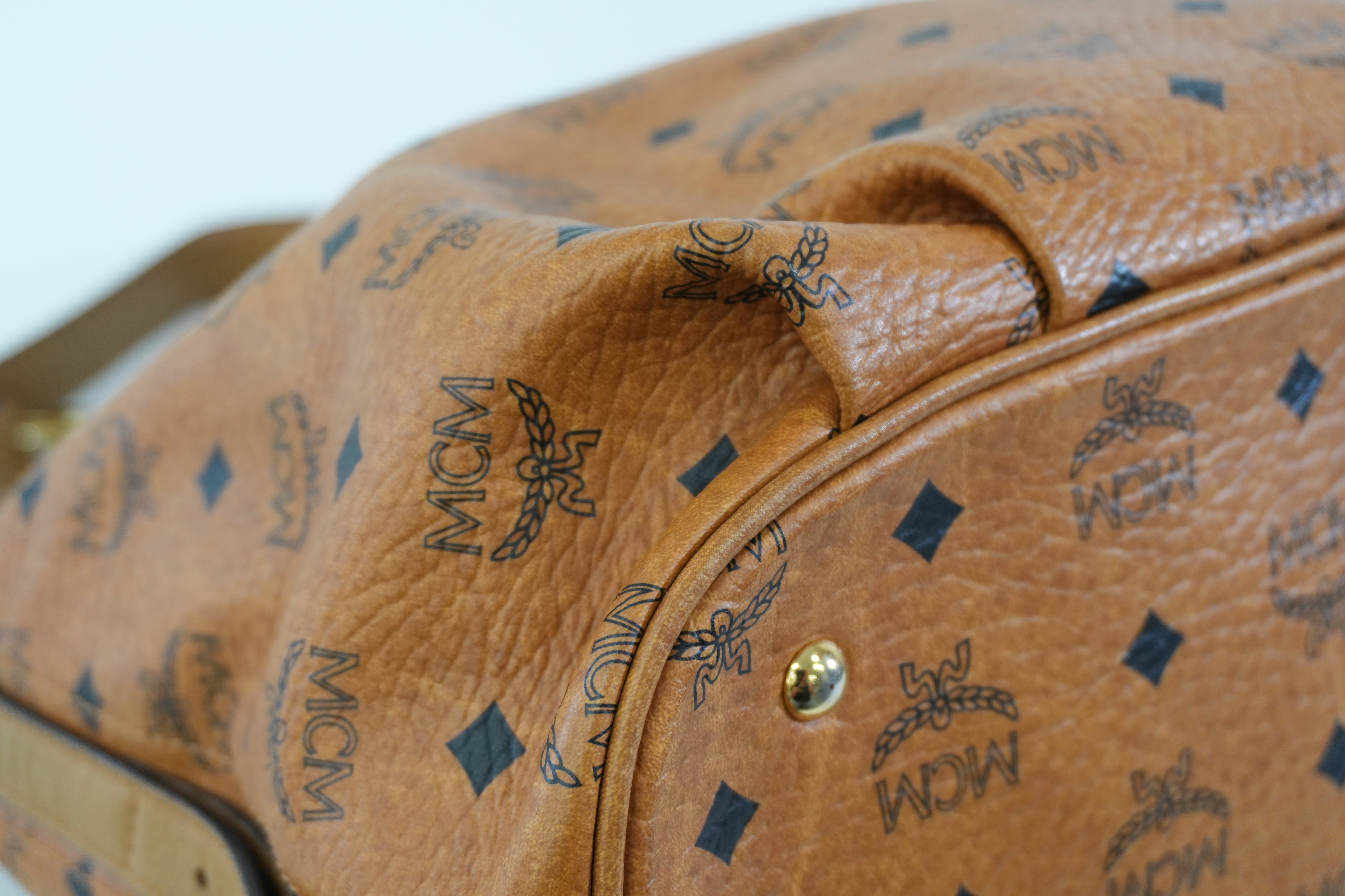 Pre-owned MCM Hobo Shoulder Bag Cognac