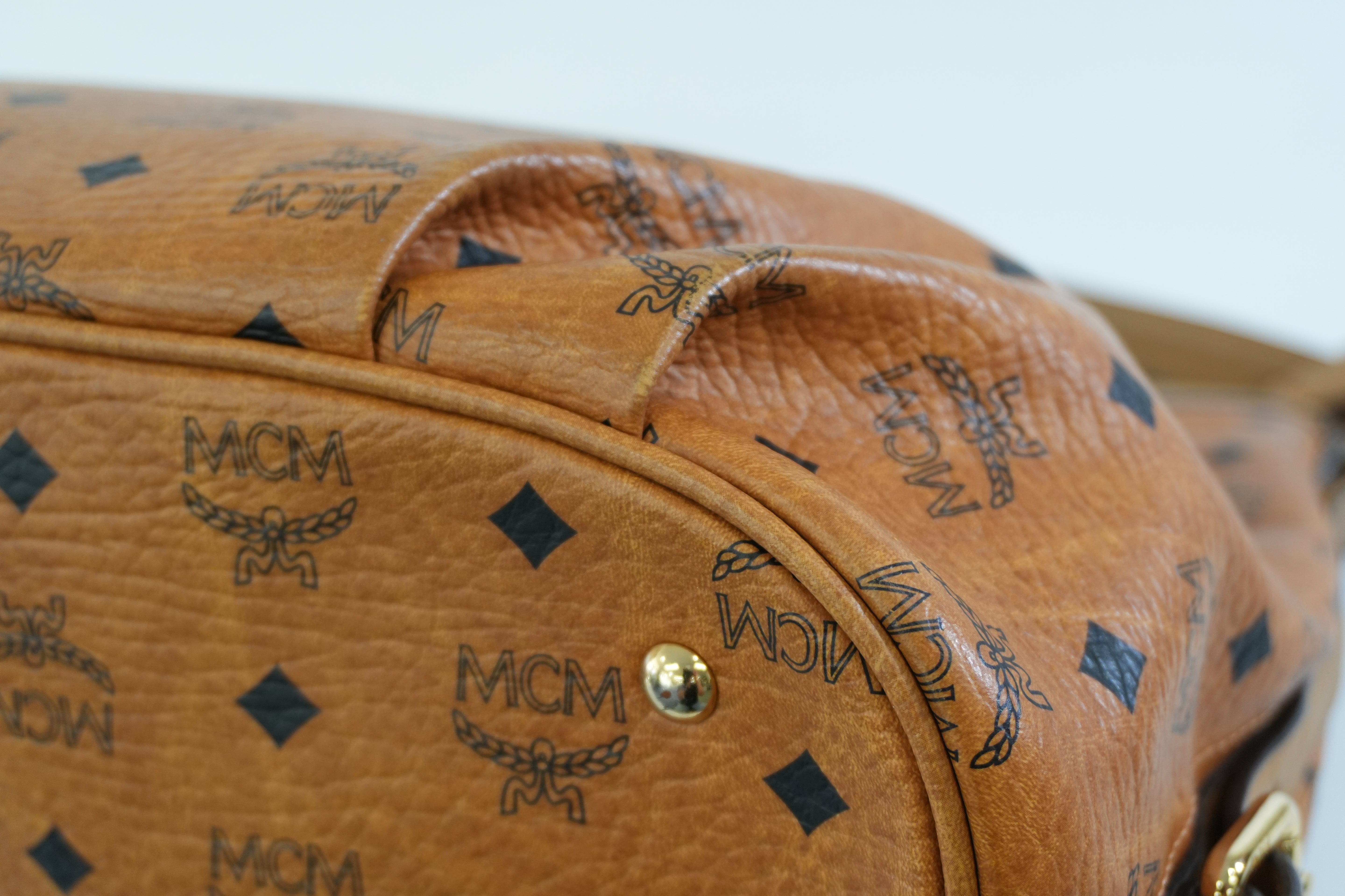 Pre-owned MCM Hobo Shoulder Bag Cognac
