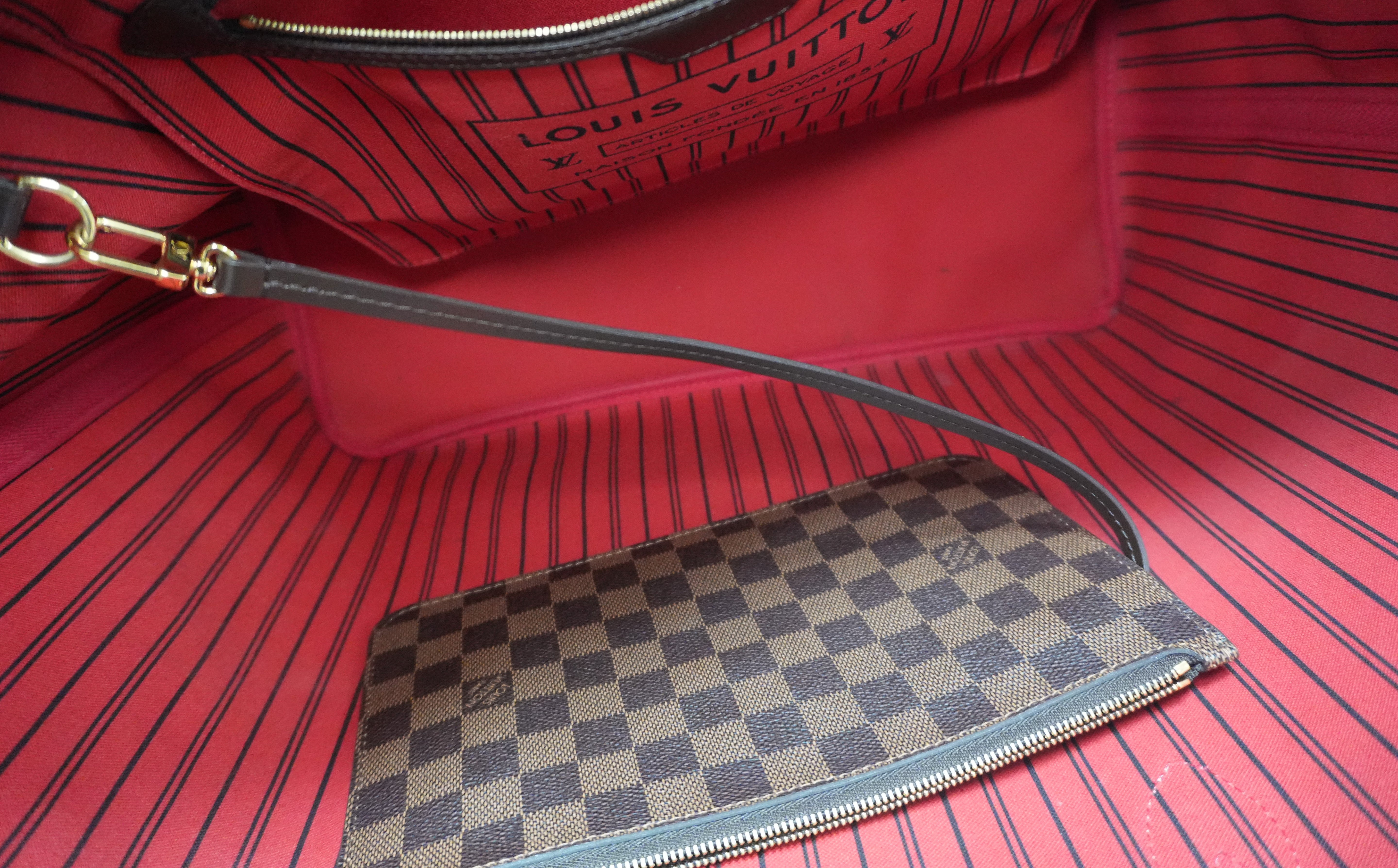 Louis Vuitton Damier Ebene Neverfull GM Used