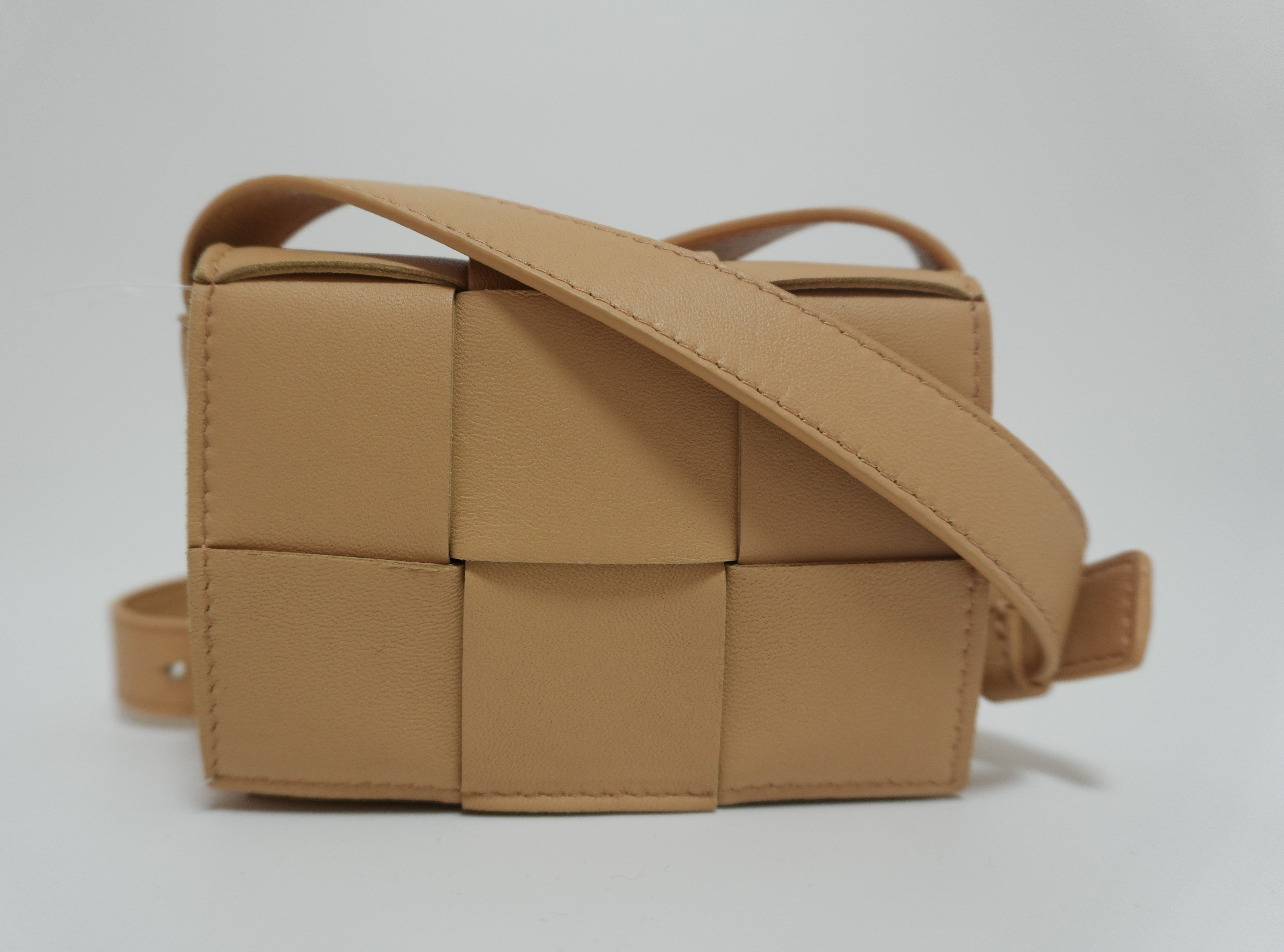 Bottega Veneta Mini Candy Cassette Natural Used