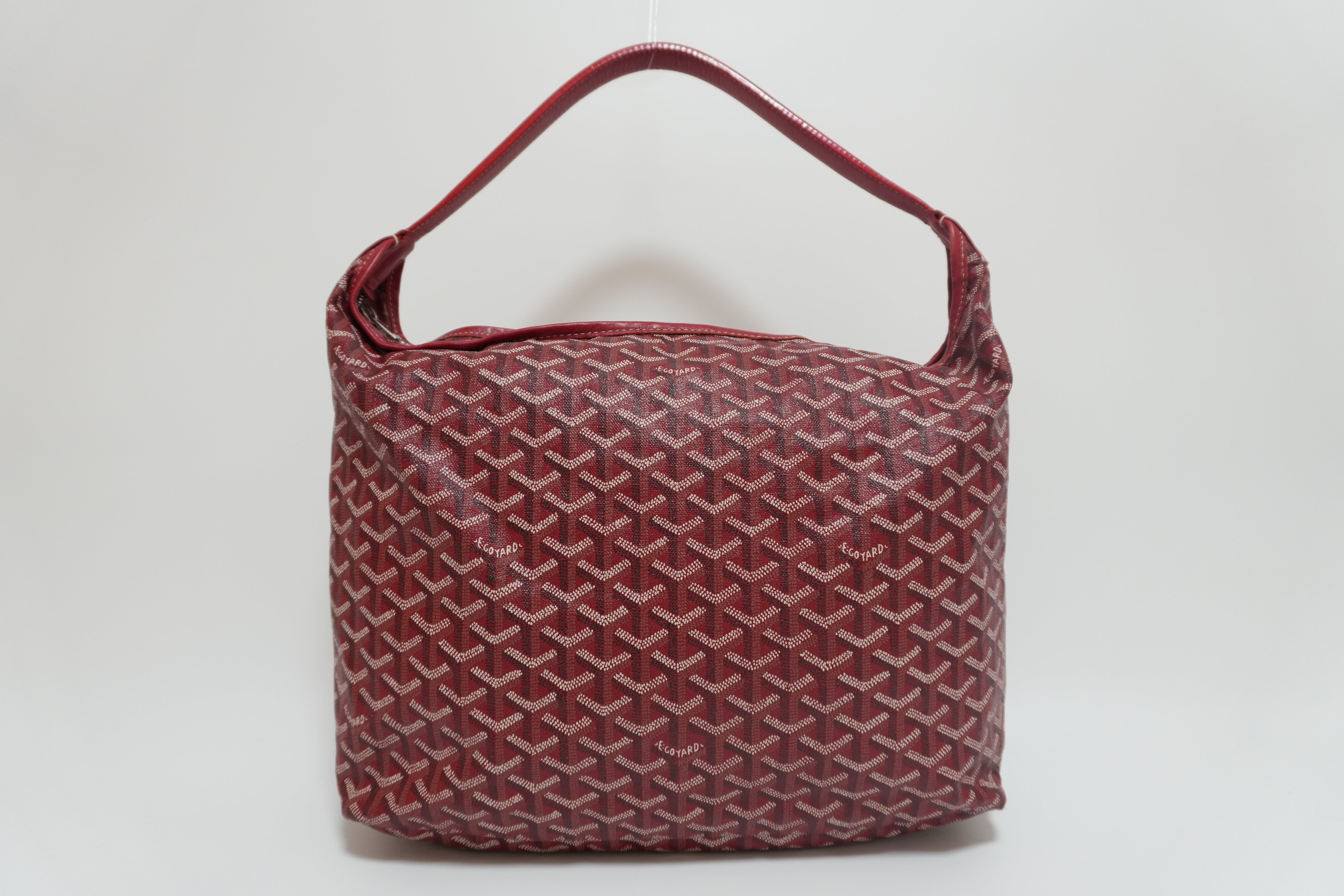 Goyard Fidji Hobo Bag Red Used