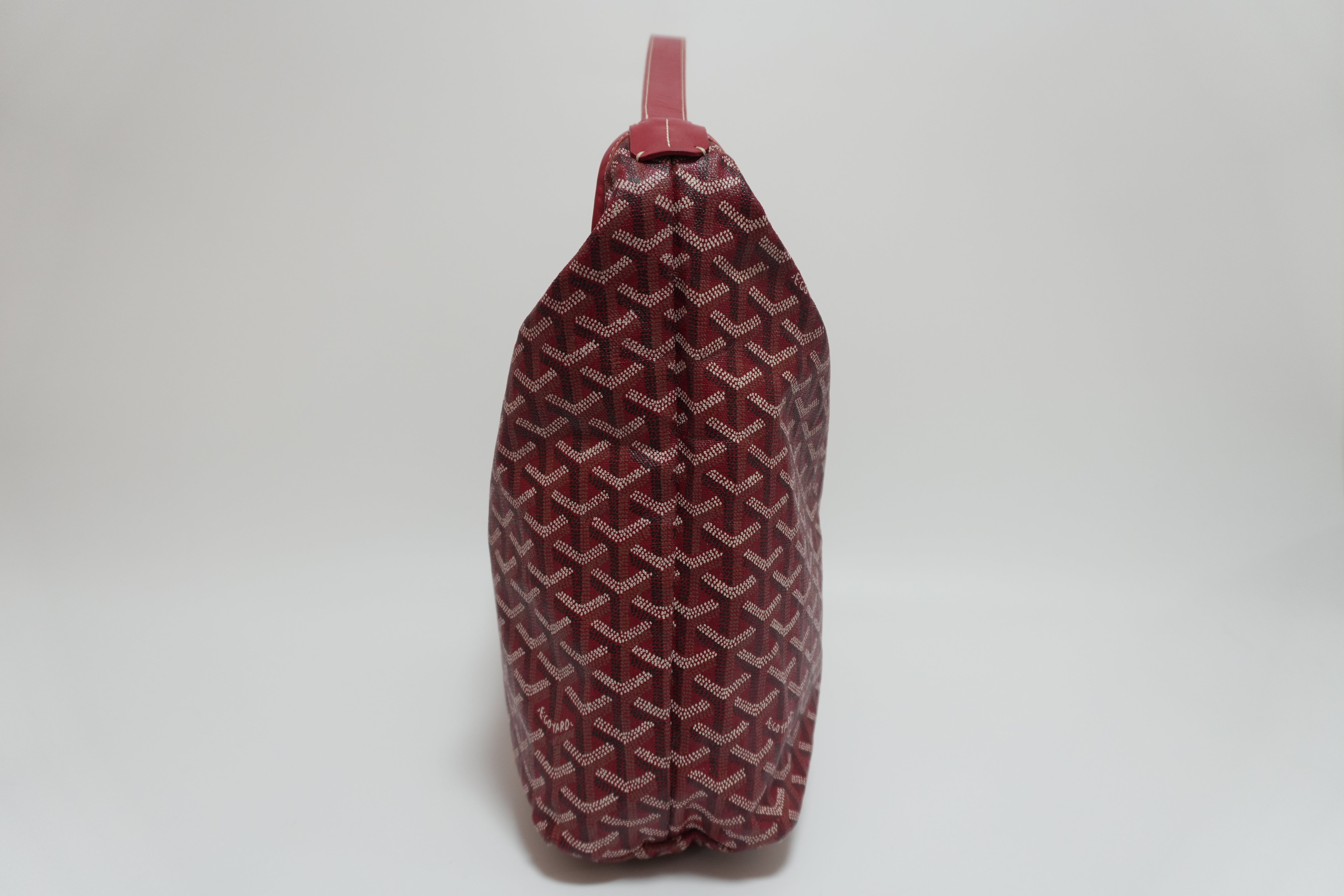 Goyard Fidji Hobo Bag Red Used