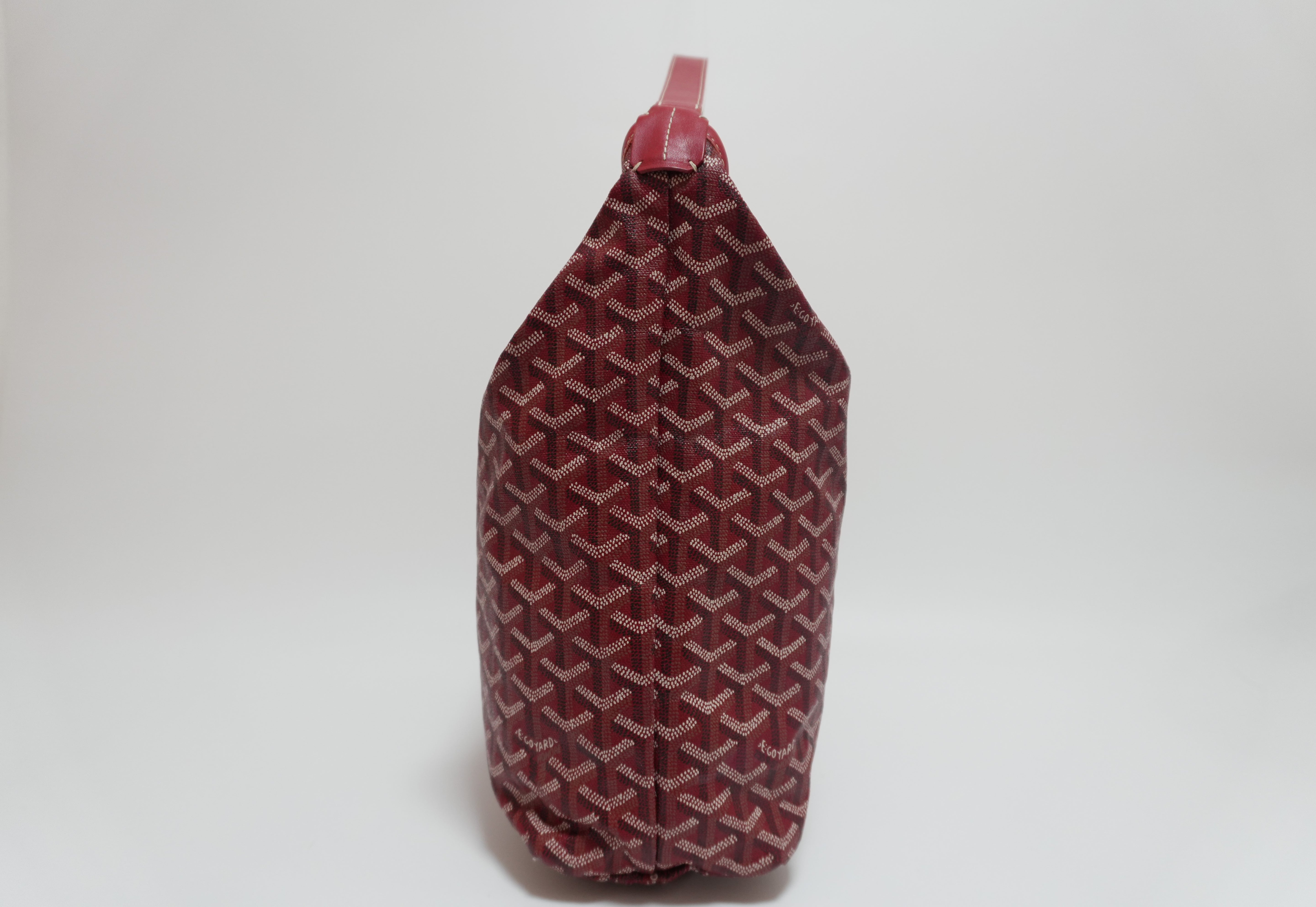 Goyard Fidji Hobo Bag Red Used