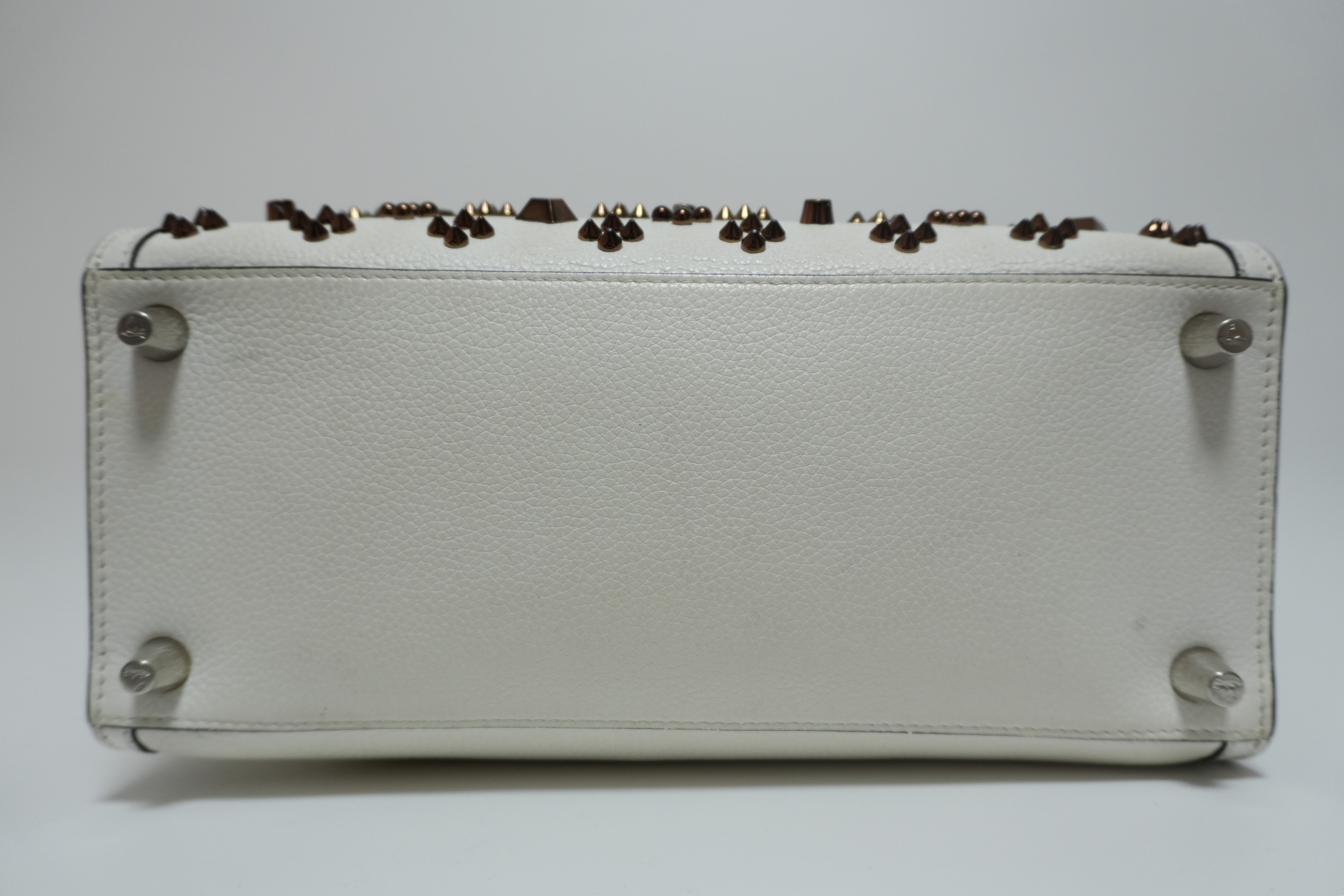 Christian Louboutin Paloma Two-way Handbag White Used