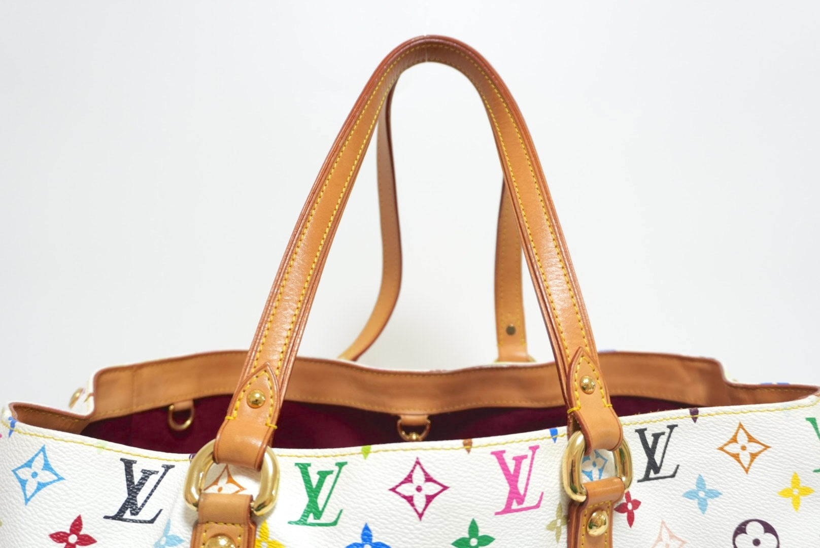 Louis Vuitton Multicolor Aurelia MM Shoulder Tote Bag Used