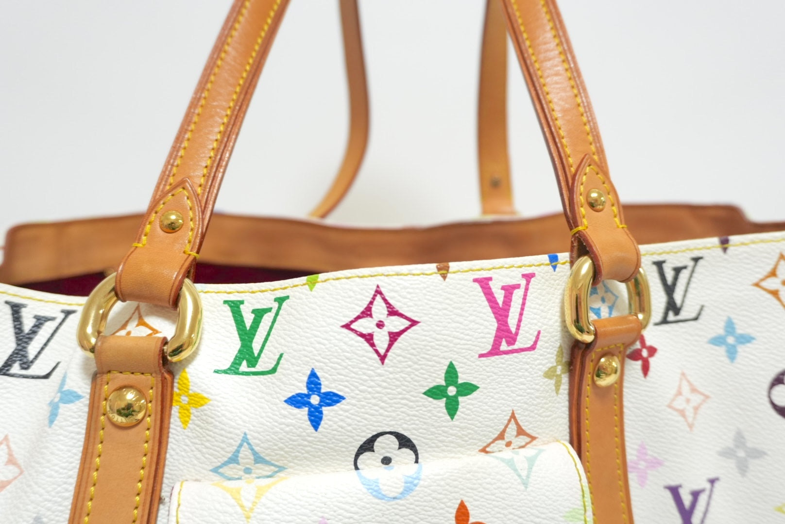 Louis Vuitton Multicolor Aurelia MM Shoulder Tote Bag Used