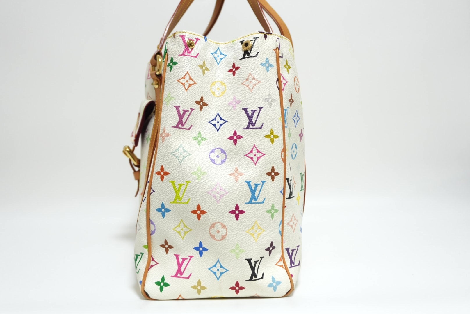 Louis Vuitton Multicolor Aurelia MM Shoulder Tote Bag Used