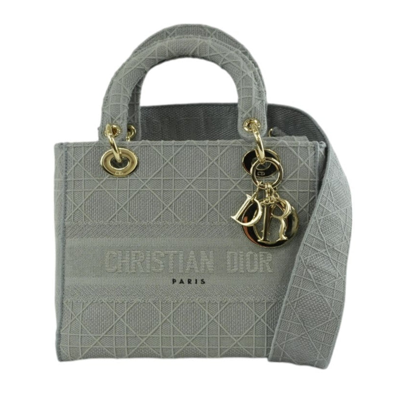 Christian Dior Lady D Light Gray Shoulder Strap Used
